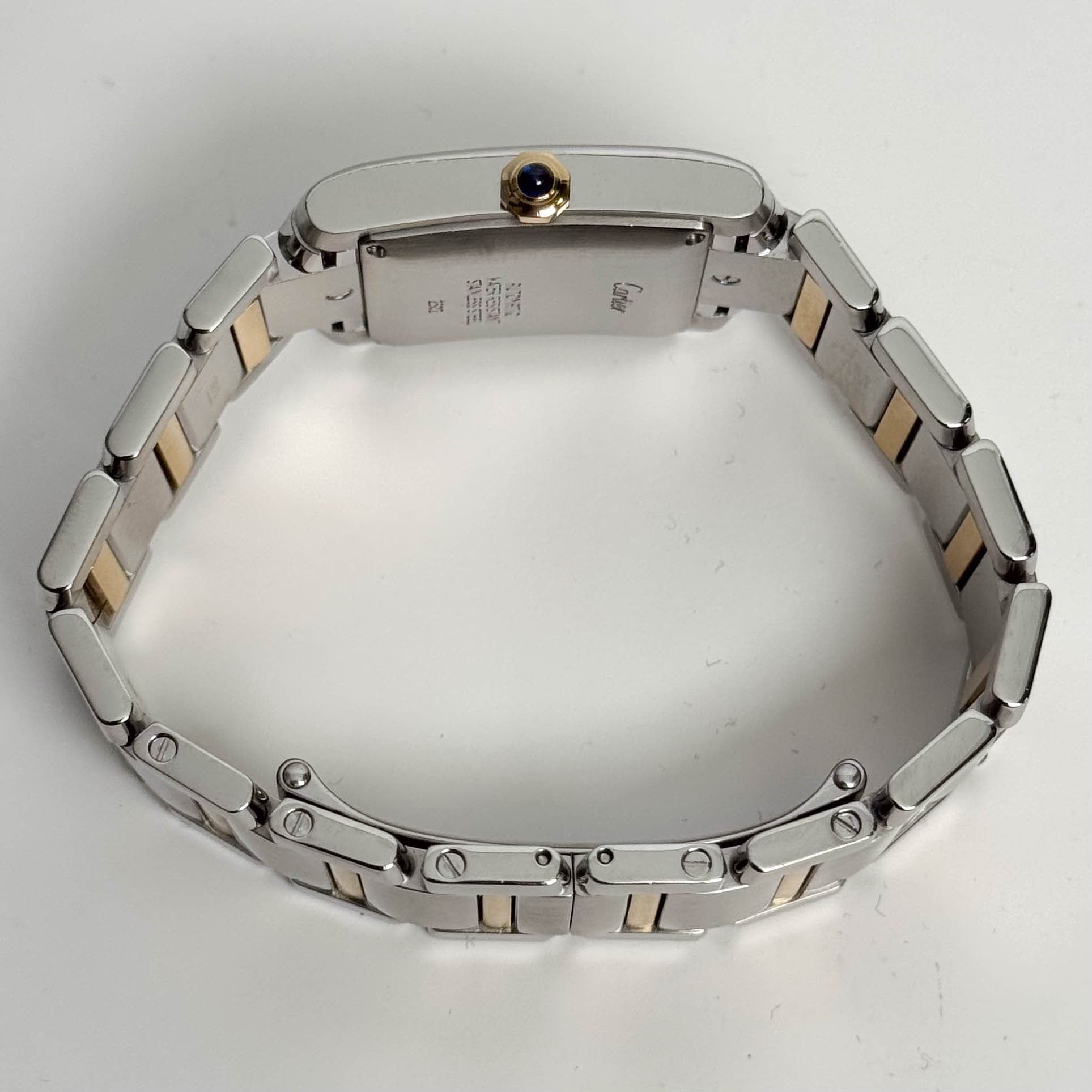 Cartier Tank Stainless Steel 32mm White Dial Watch Ref# W51005Q4 - Happy Jewelers Fine Jewelry Lifetime Warranty