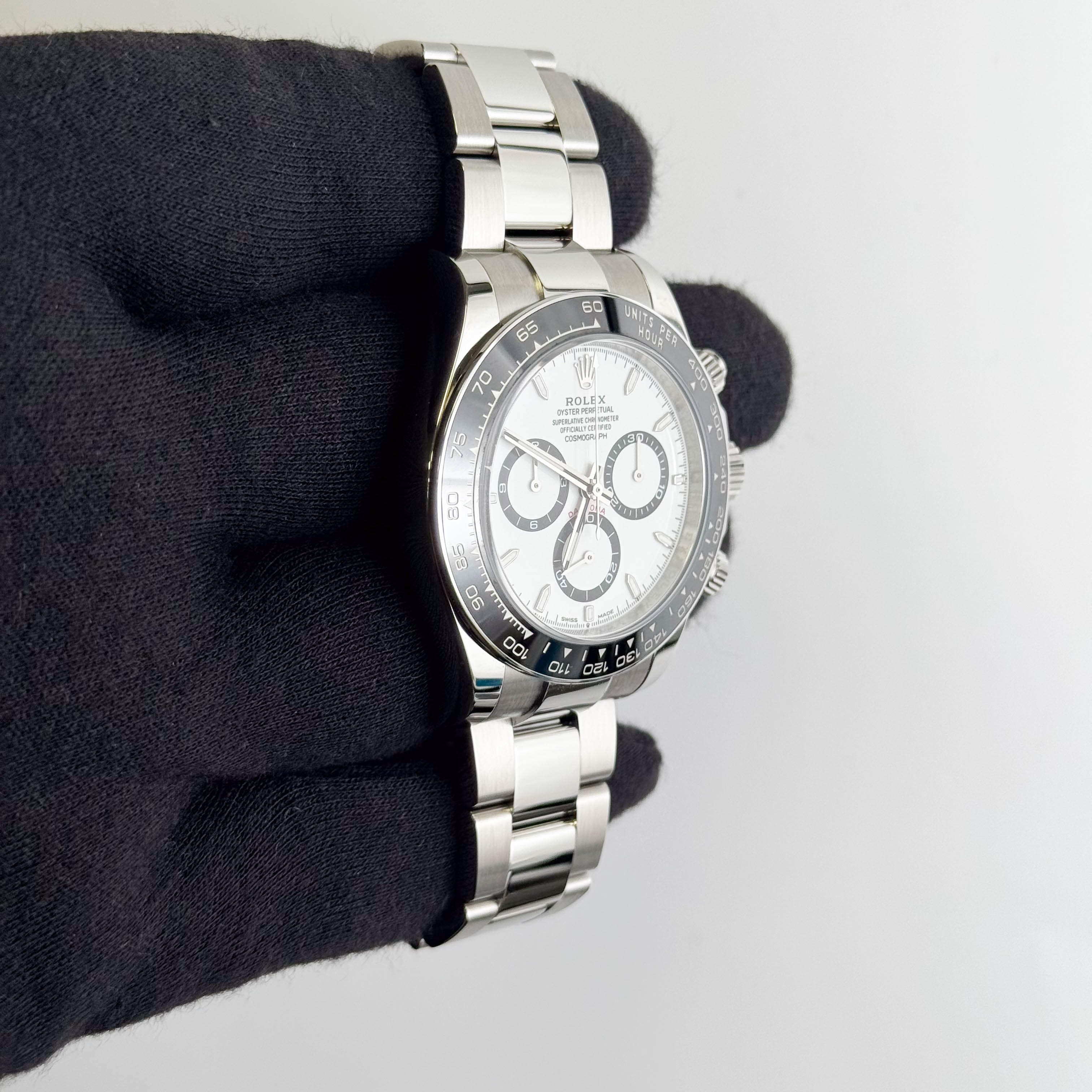 Rolex Daytona 40mm White Dial Watch Ref# 126500LN