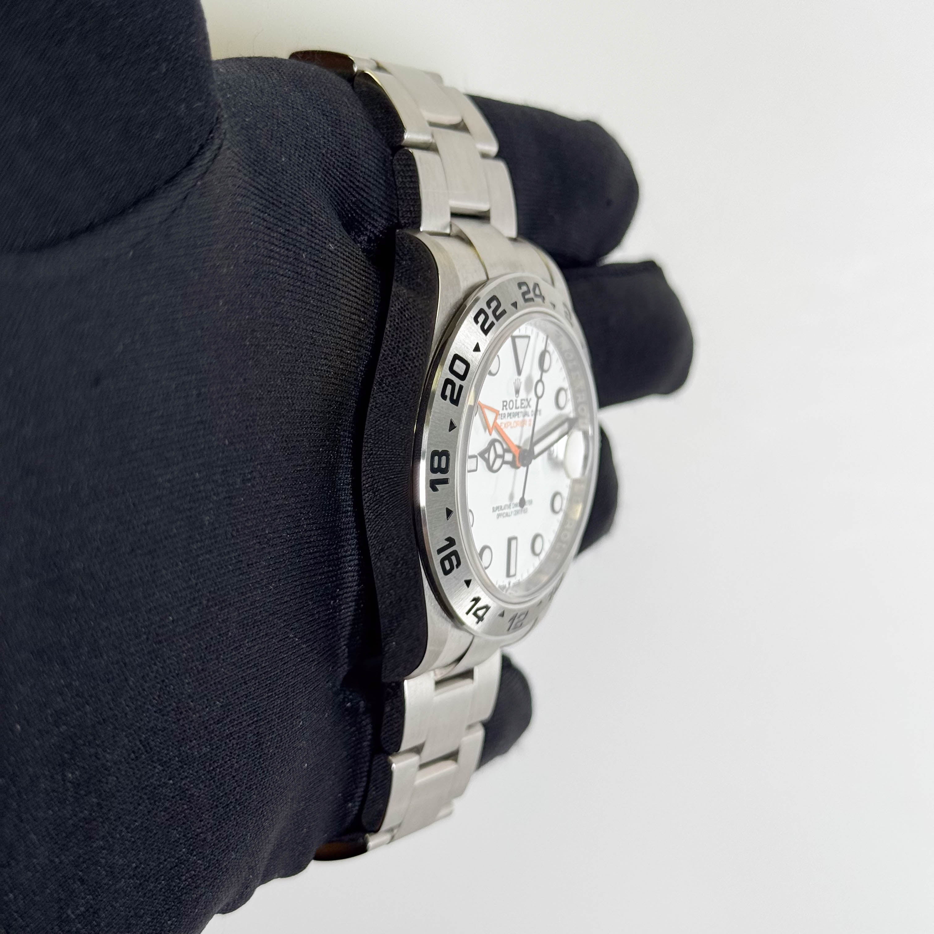 Rolex Explorer II 42mm White Dial Watch Ref# 226570