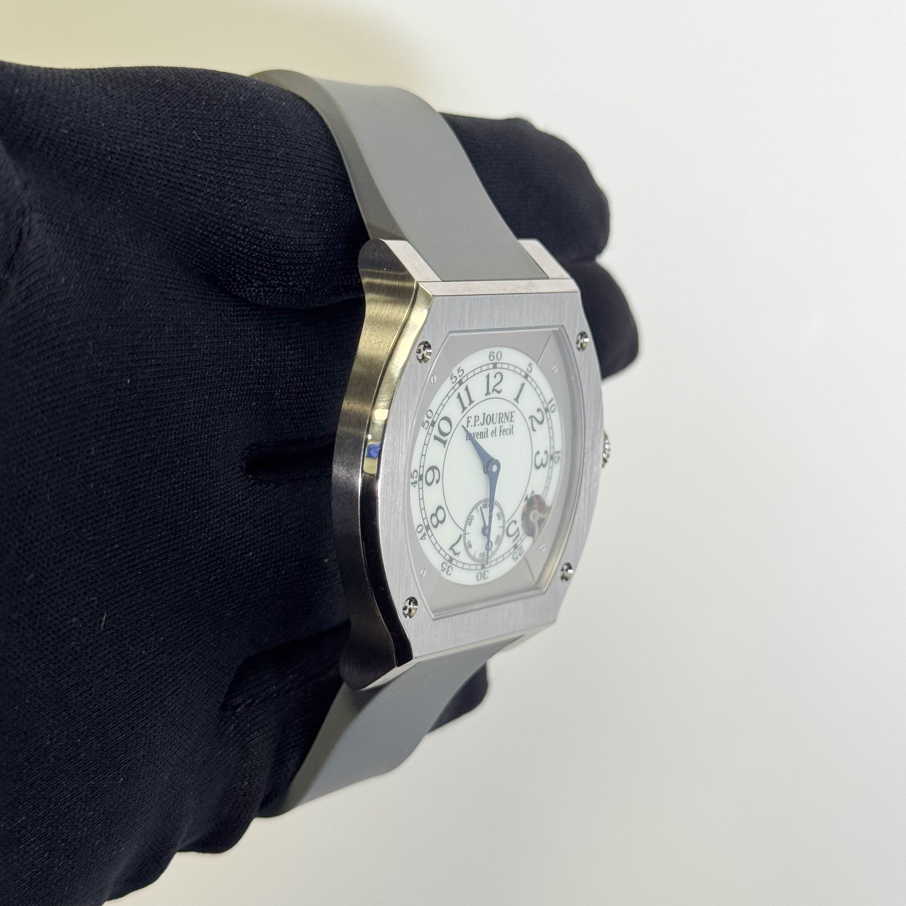 F.P Journe Elegante 48mm White Dial Watch Ref# EL TI 48 D WH - Happy Jewelers Fine Jewelry Lifetime Warranty