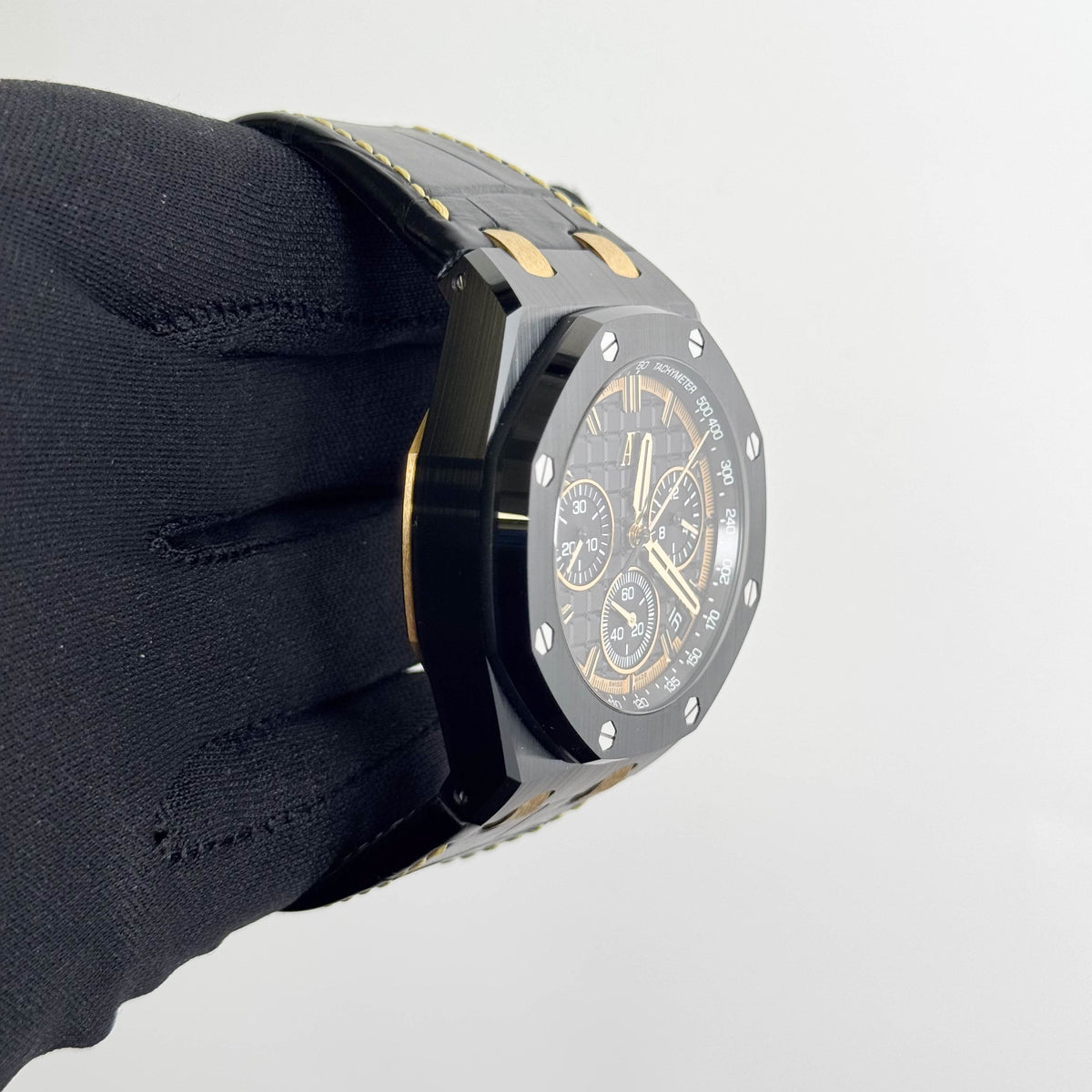 Audemars Piguet Royal Oak Offshore 43mm Black Chronograph Dial Watch Ref# 26420CE.OO.A127CR.01