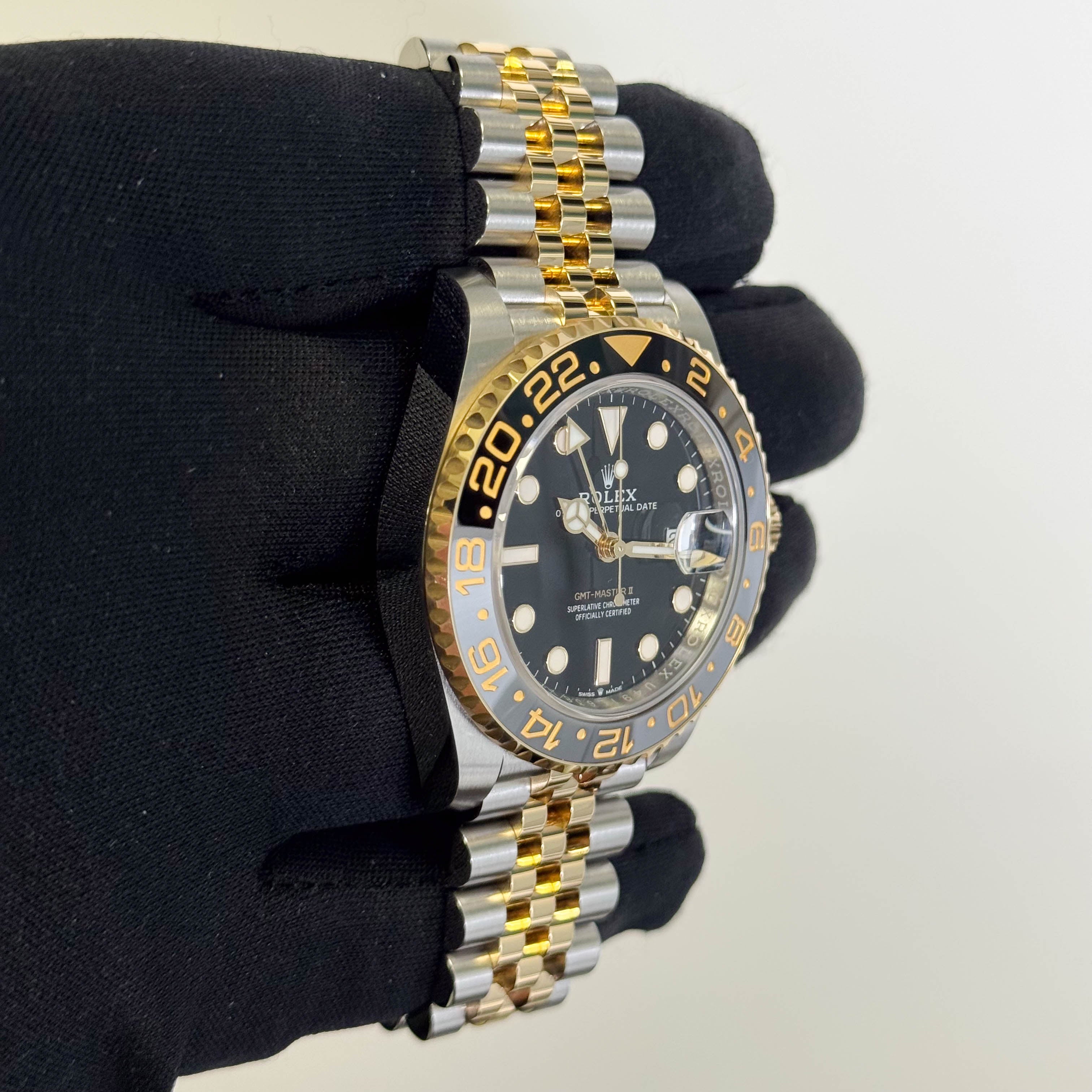 Rolex GMT-Master II Guinness 40mm Black Dial Watch Ref# 126713GRNR - Happy Jewelers Fine Jewelry Lifetime Warranty