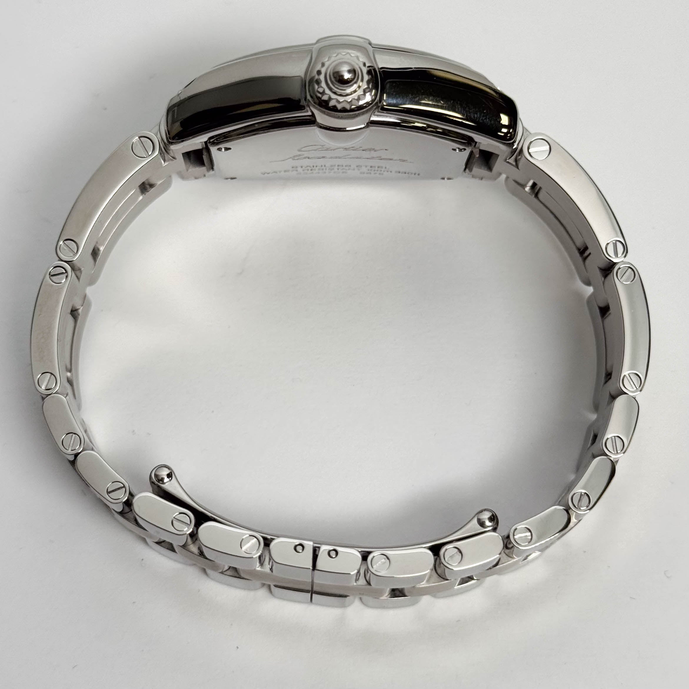 Cartier Roadster Stainless Steel 31mm Silver Dial Watch Ref# W62016V3 - Happy Jewelers Fine Jewelry Lifetime Warranty