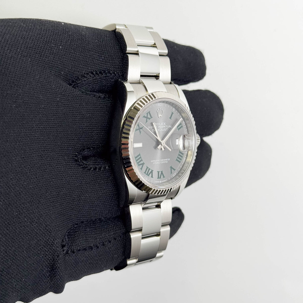 Rolex Datejust 36mm Wimbledon Dial Watch Ref# 126234