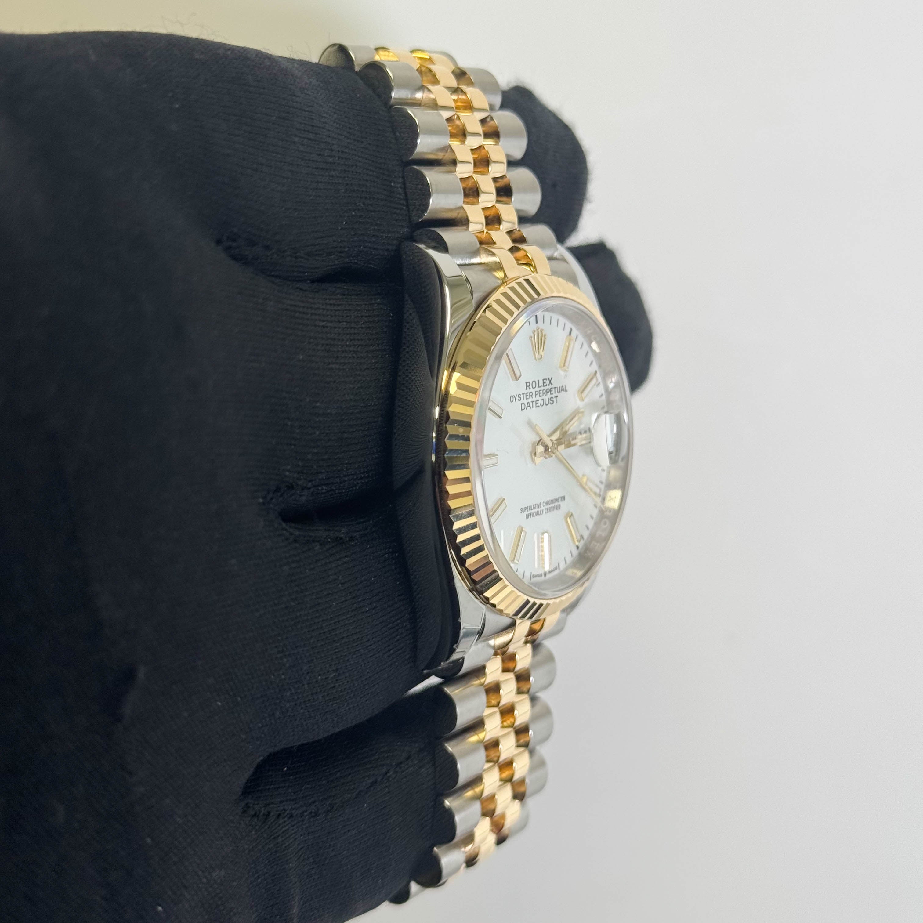 Rolex Datejust 36mm White Dial Watch Ref# 126233