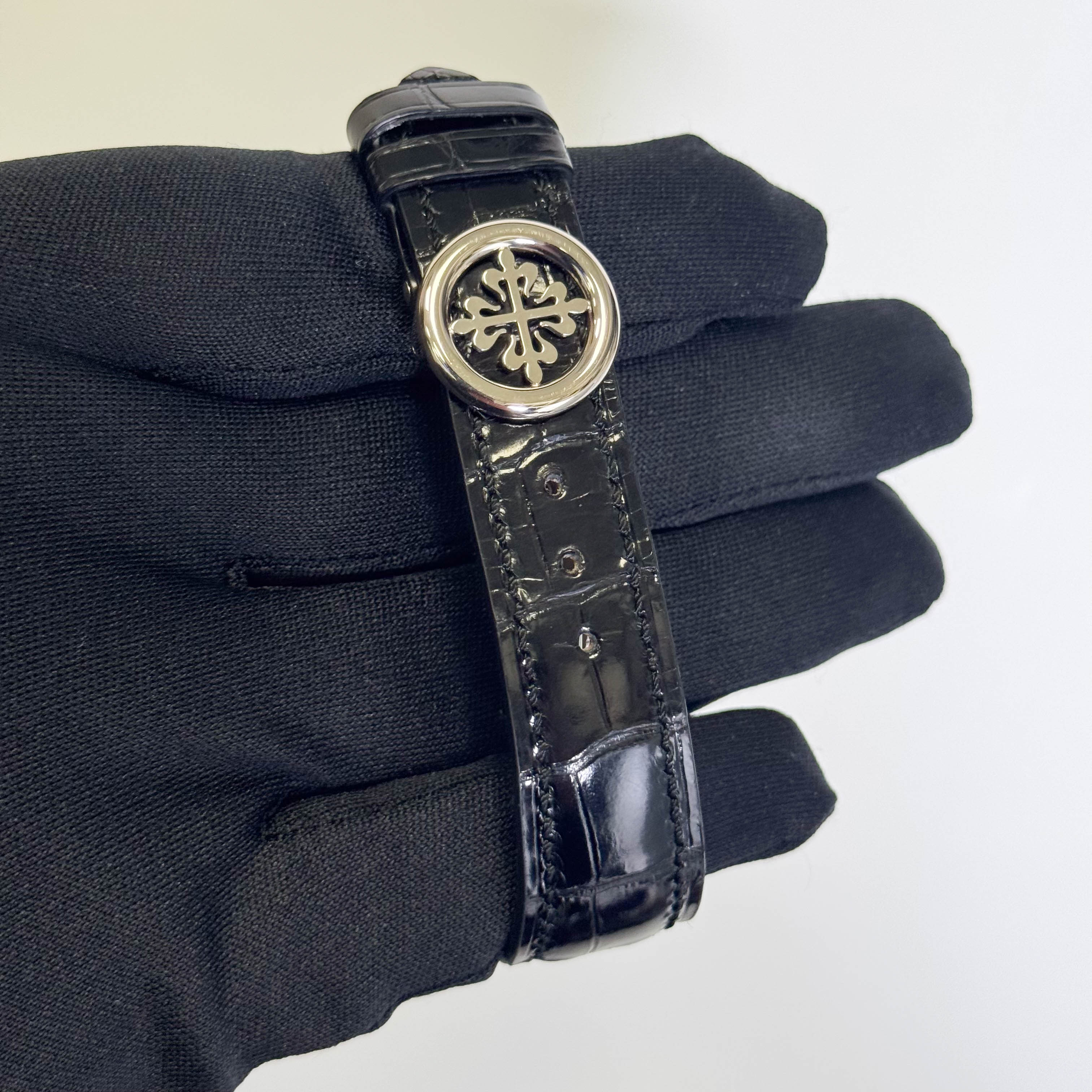 Patek Philippe Annual Calendar 38.5mm White Dial Watch Ref# 5396G-011 - Happy Jewelers Fine Jewelry Lifetime Warranty