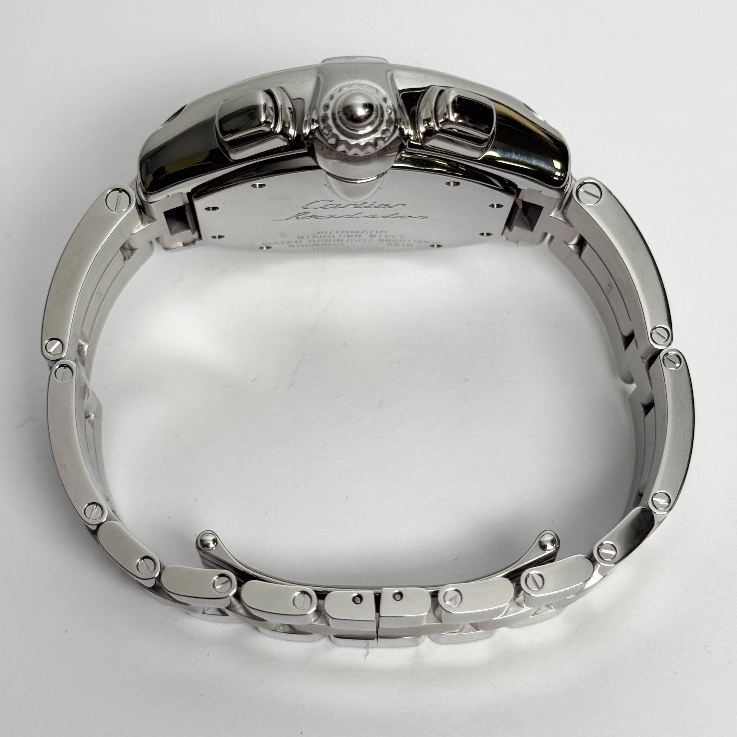 Cartier Roadster 48mm Silver Dial Watch Ref# W62019X6 - Happy Jewelers Fine Jewelry Lifetime Warranty