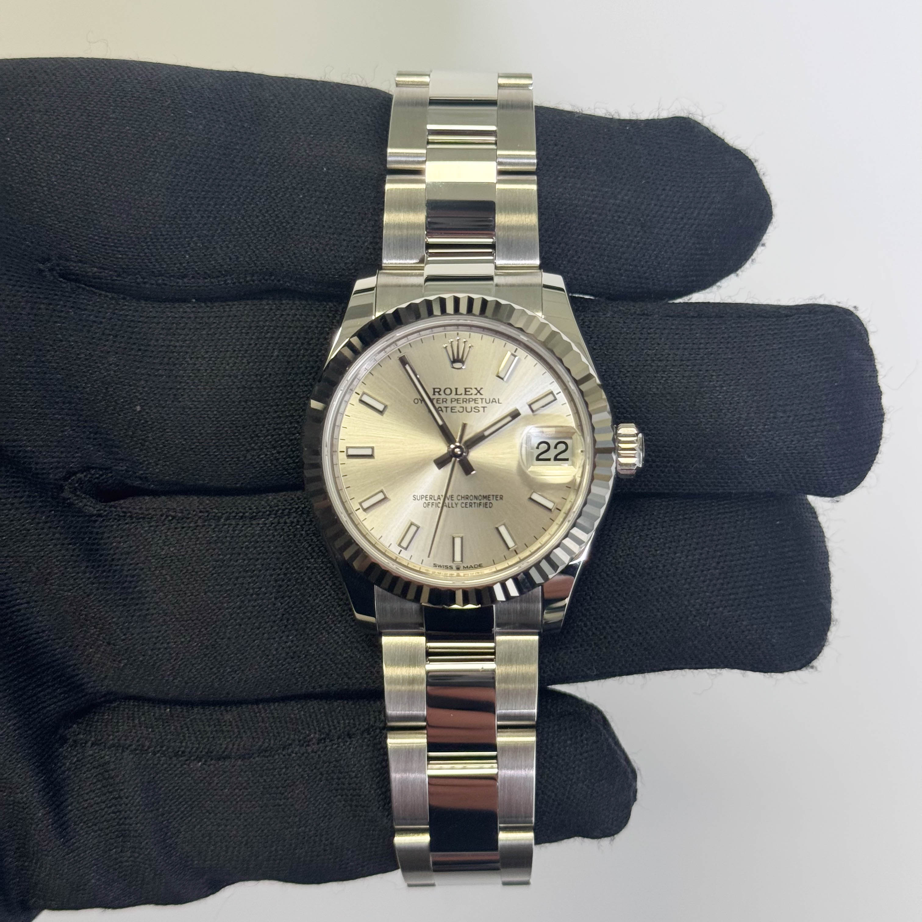 Rolex Datejust 31mm Silver Dial Watch Ref# 278274