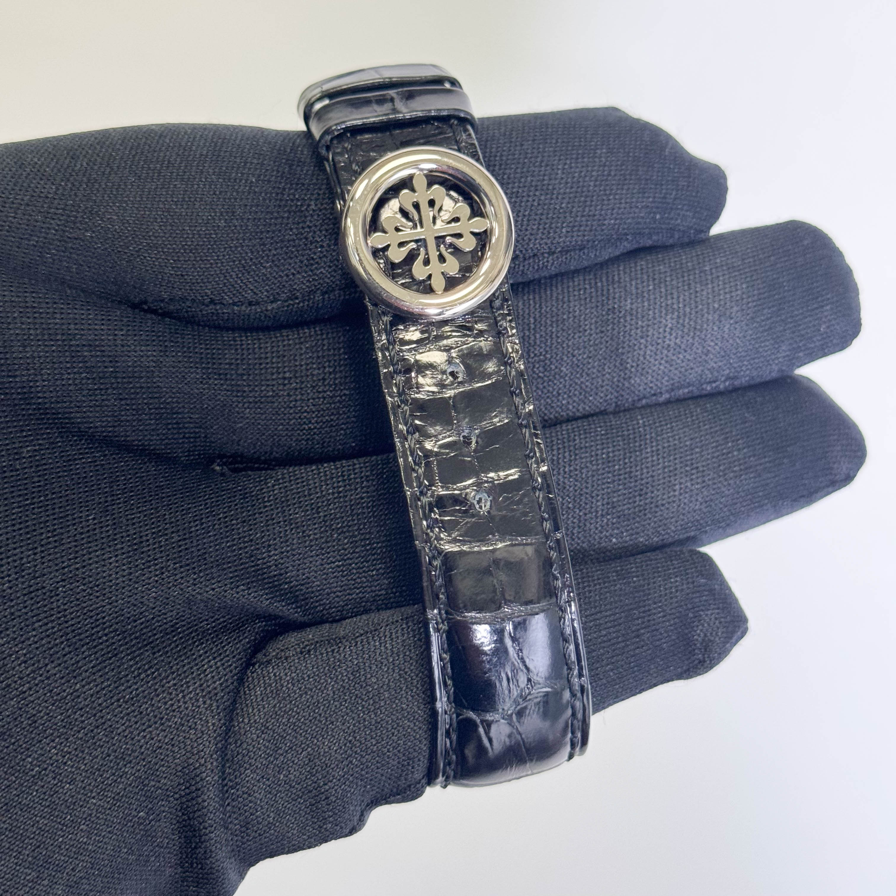 Patek Philippe Annual Calendar 38.5mm White Dial Watch Ref# 5396G-011 - Happy Jewelers Fine Jewelry Lifetime Warranty