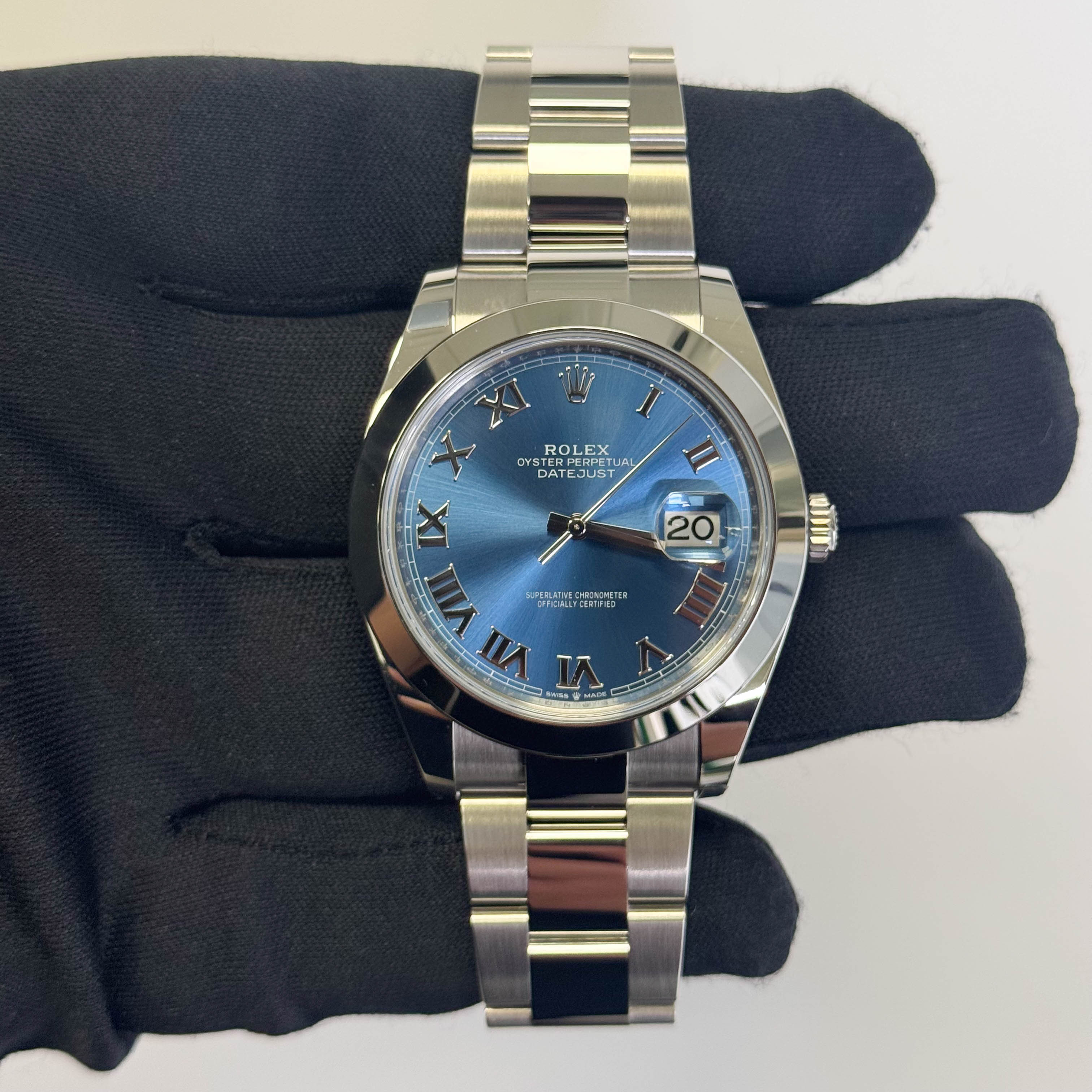 Rolex Datejust 41mm Blue Dial Watch Ref# 126300