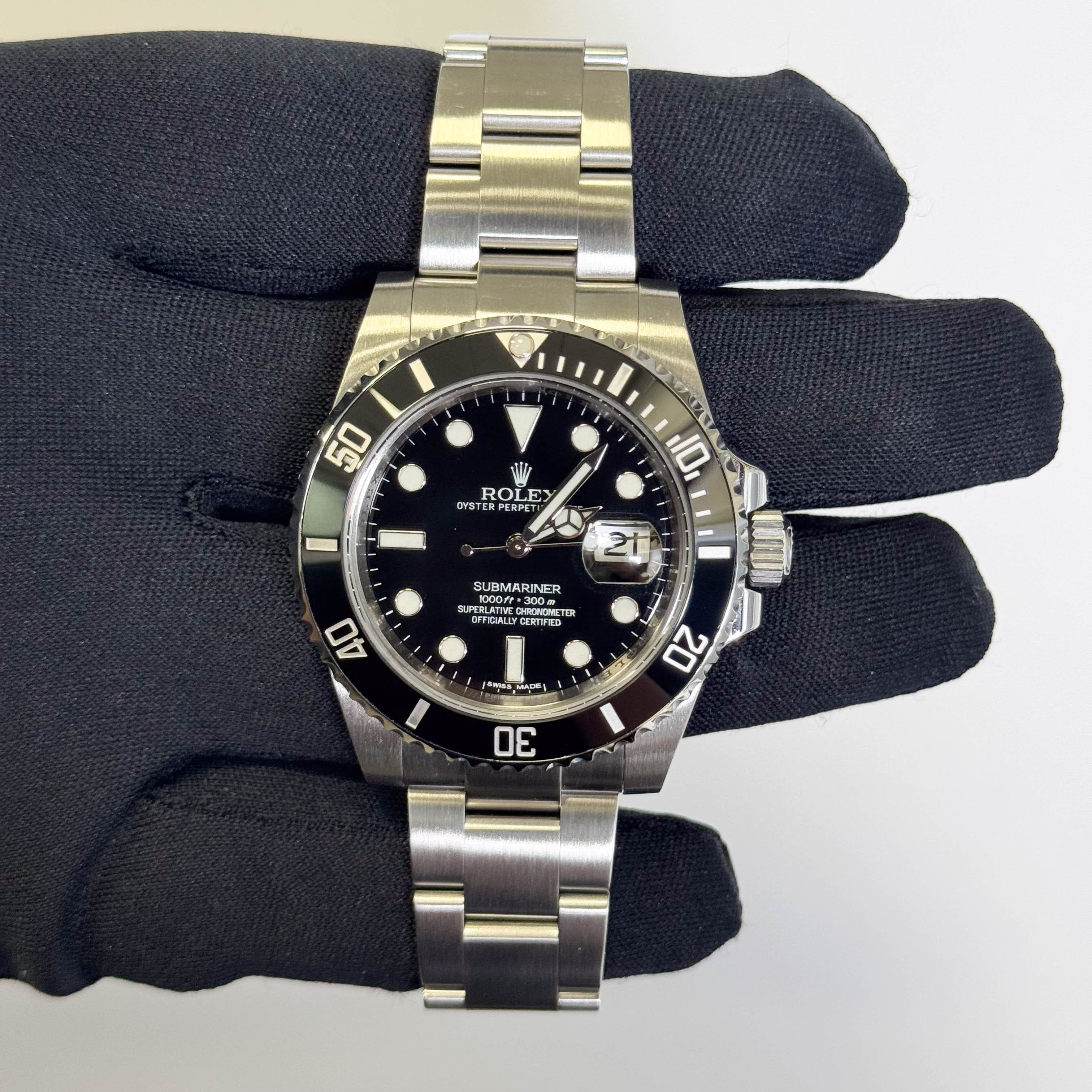 Rolex Submariner 41mm Black Dial Watch Ref# 116610LN - Happy Jewelers Fine Jewelry Lifetime Warranty