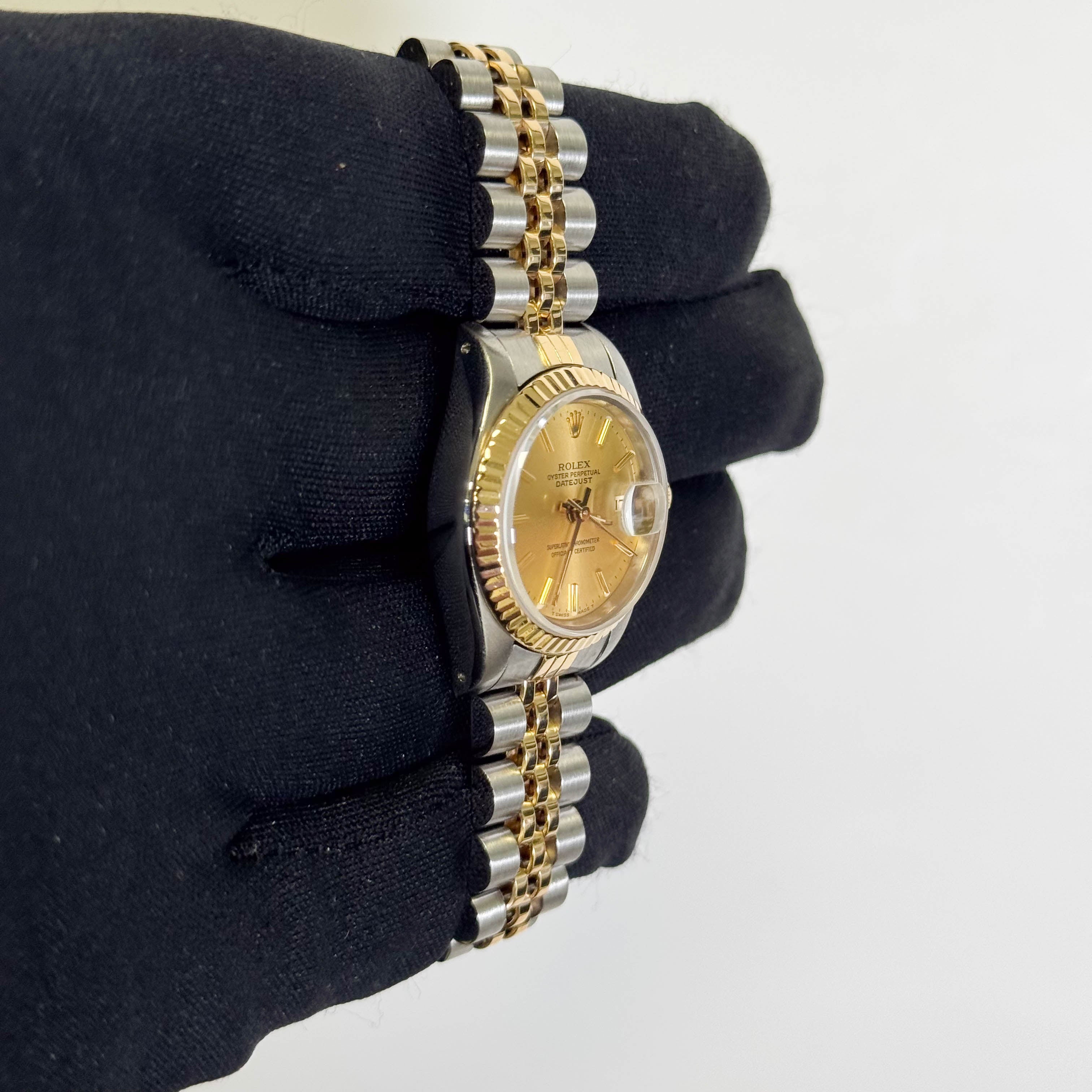 Rolex Datejust 26mm Champagne Dial Watch Ref# 69173