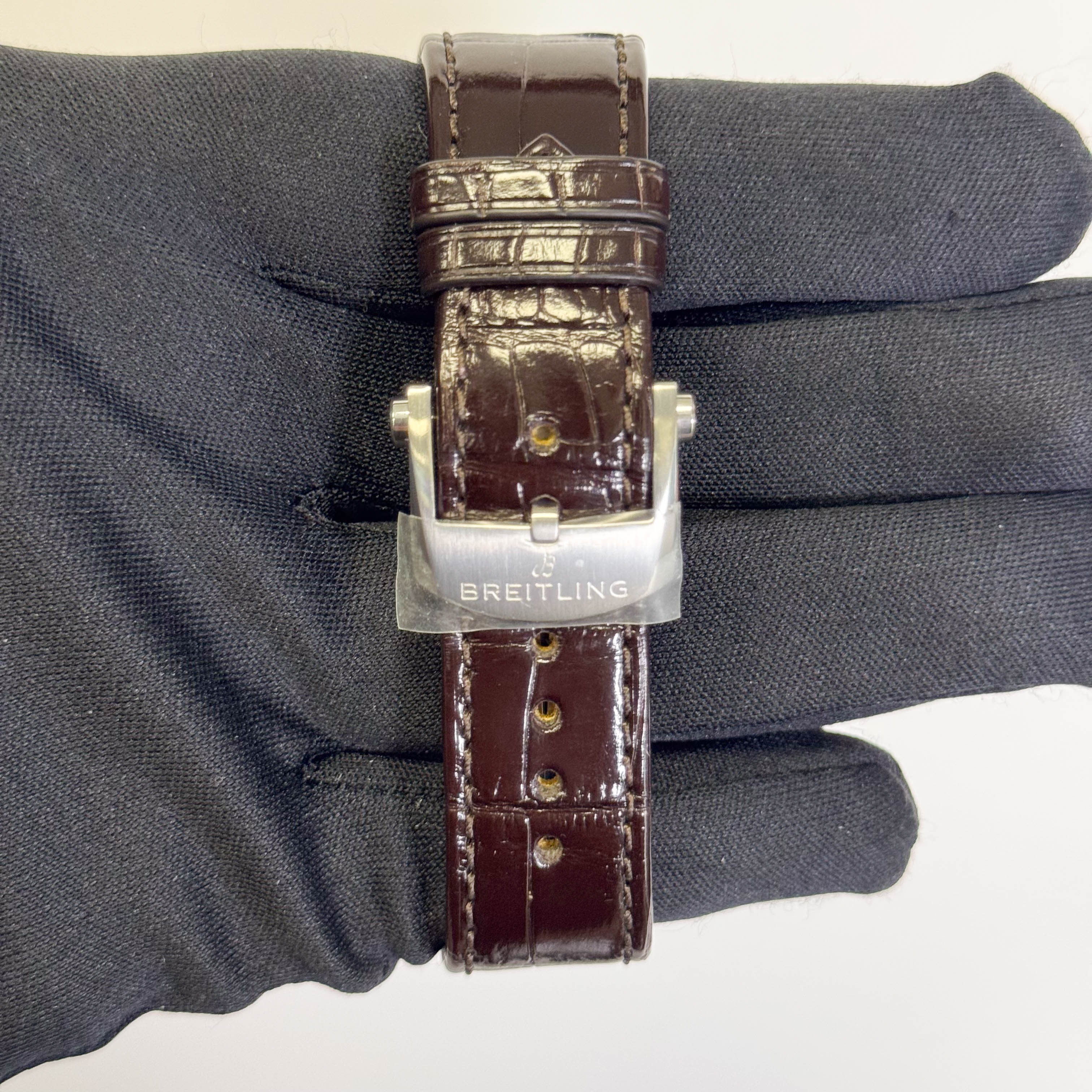 Breitling Premier B25 Datora 42mm Copper Dial Watch Ref# AB2510201K1P1