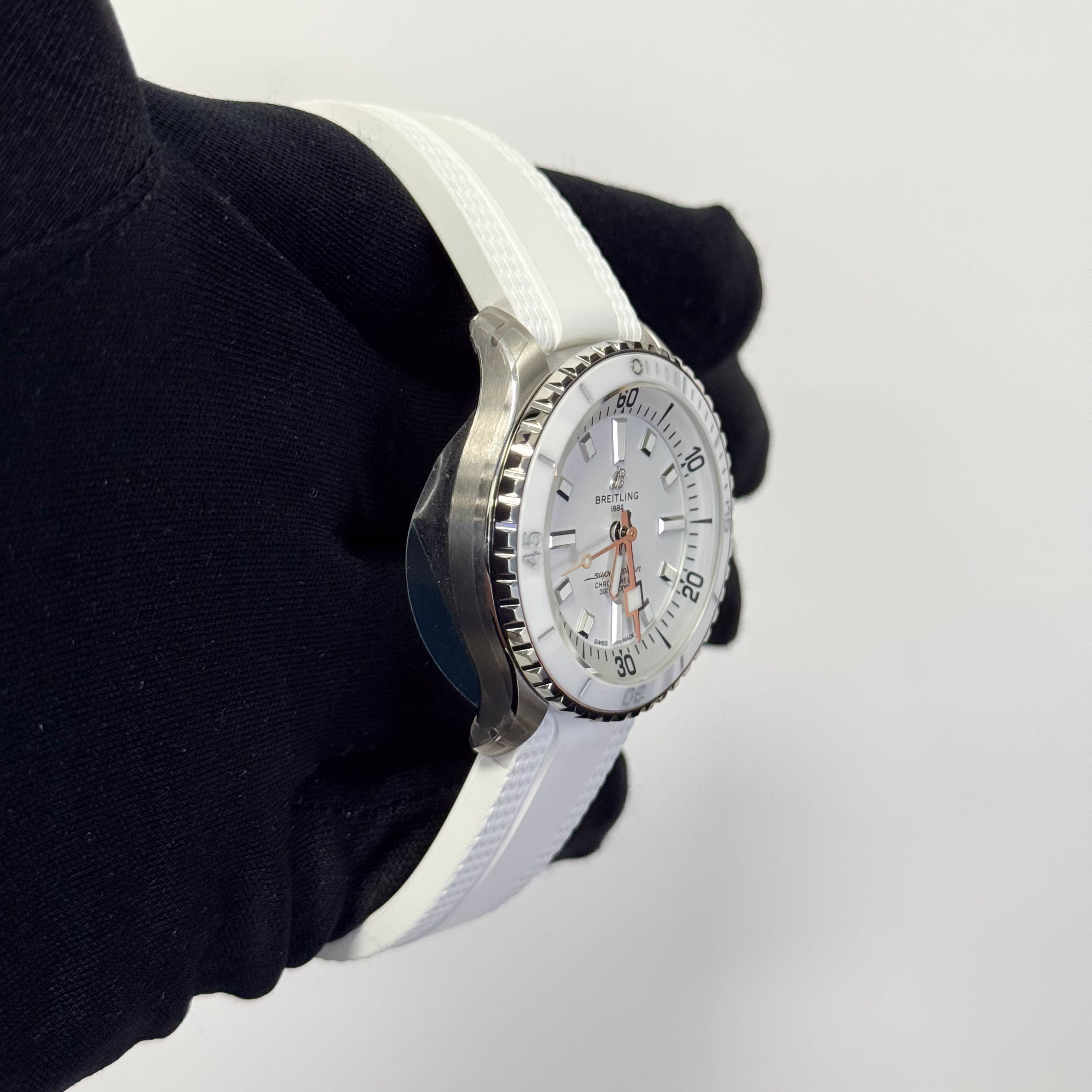 Breitling Superocean Automatic 36mm White Dial Watch Ref# A17377211A1S1