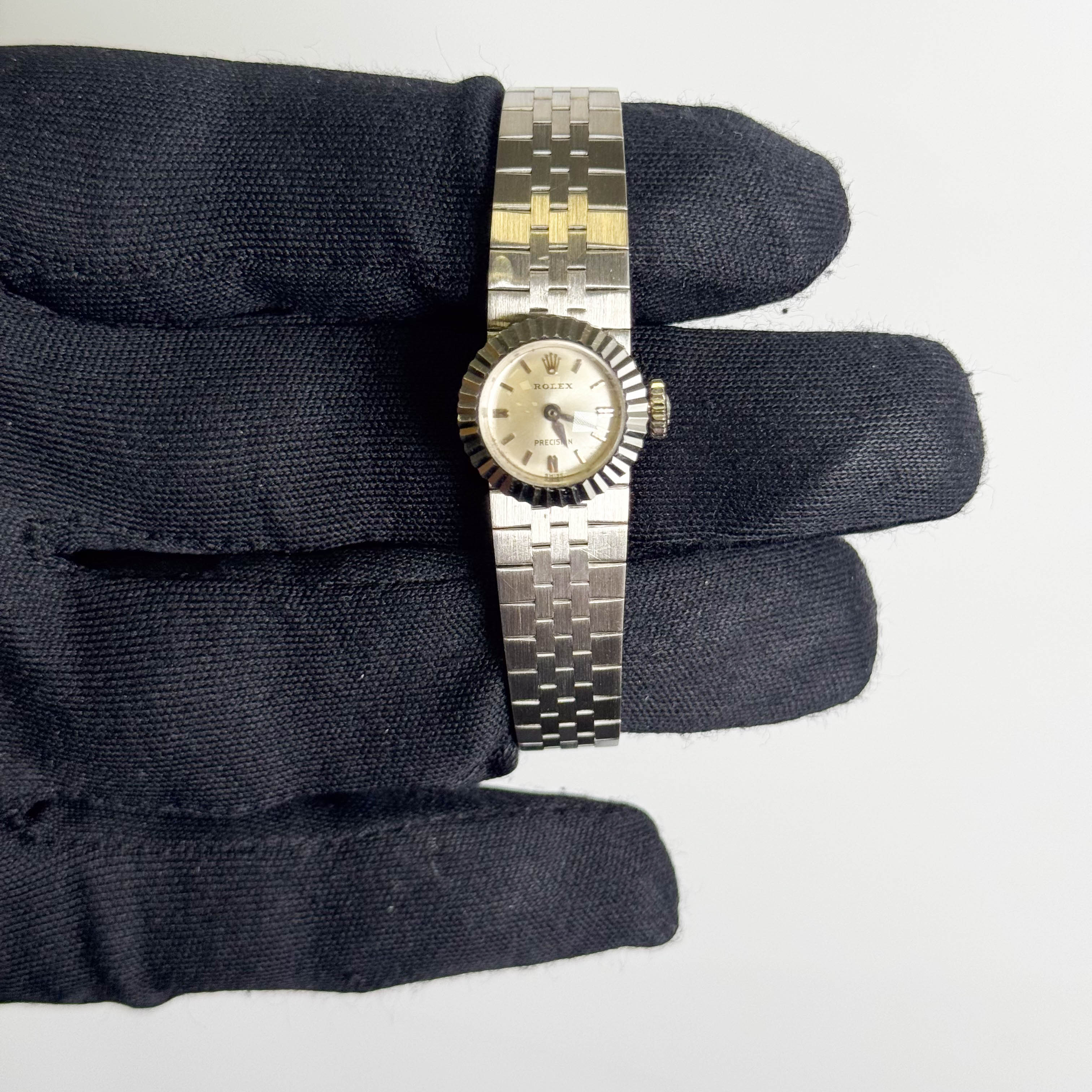 Rolex Chameleon Precision 15mm Silver Dial Watch - Happy Jewelers Fine Jewelry Lifetime Warranty