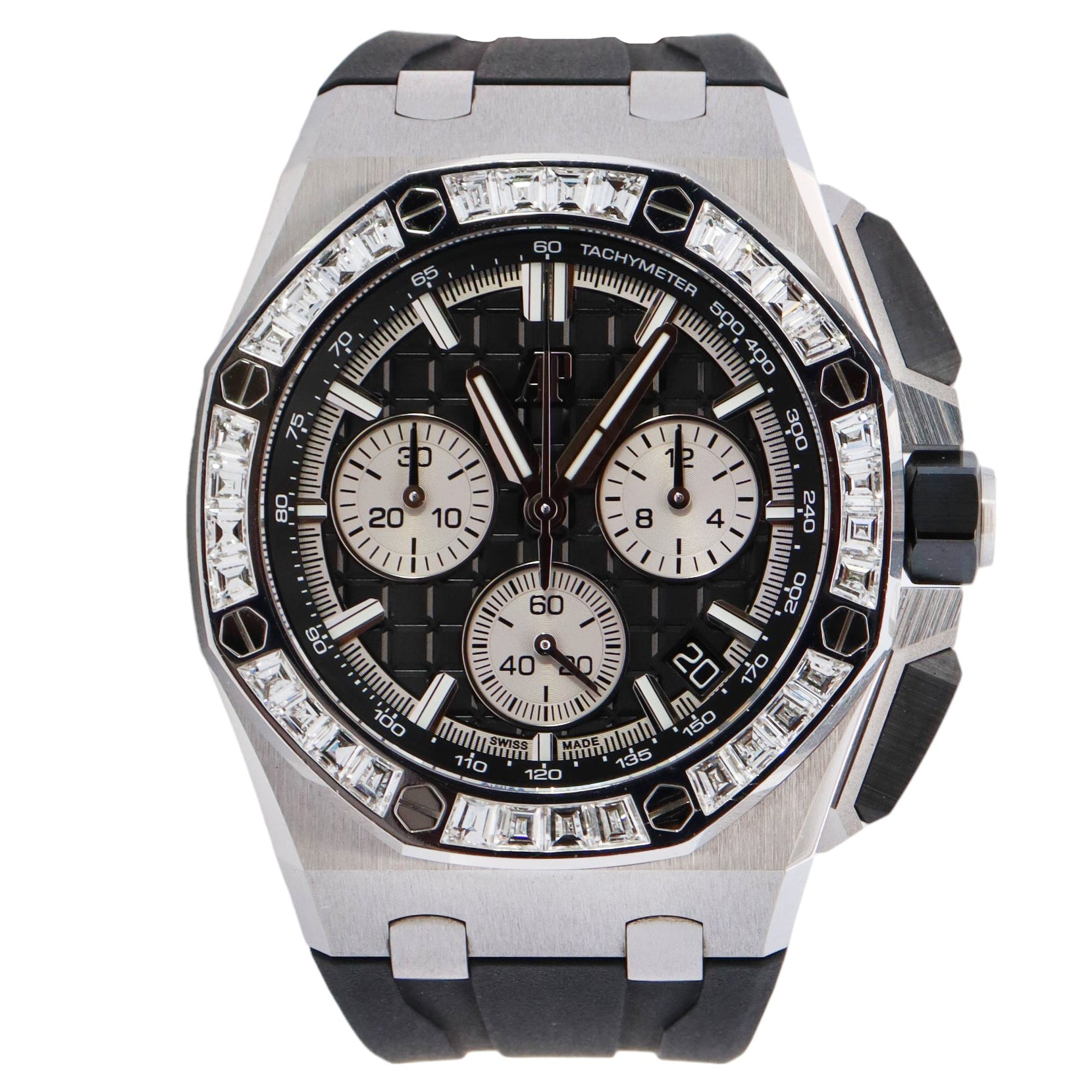 Audemars Piguet Royal Oak 43mm Black Dial Watch Ref# 26424BC.ZZ.D002CA.01 - Happy Jewelers Fine Jewelry Lifetime Warranty