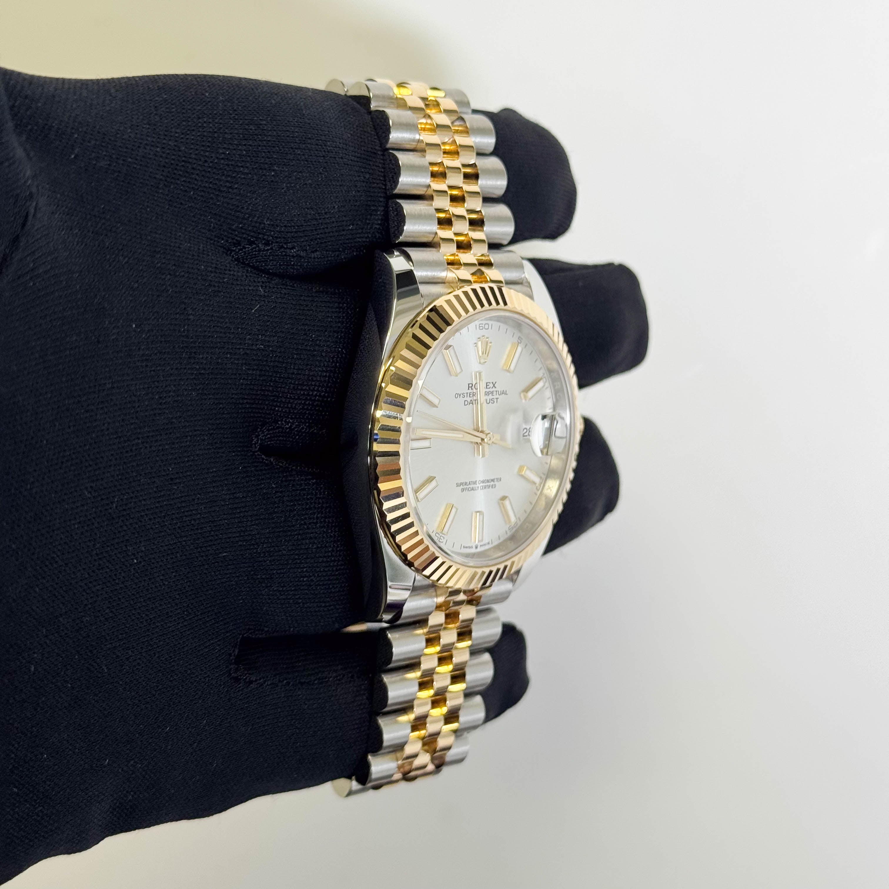 Rolex Datejust 41mm Silver Dial Watch Ref# 126333