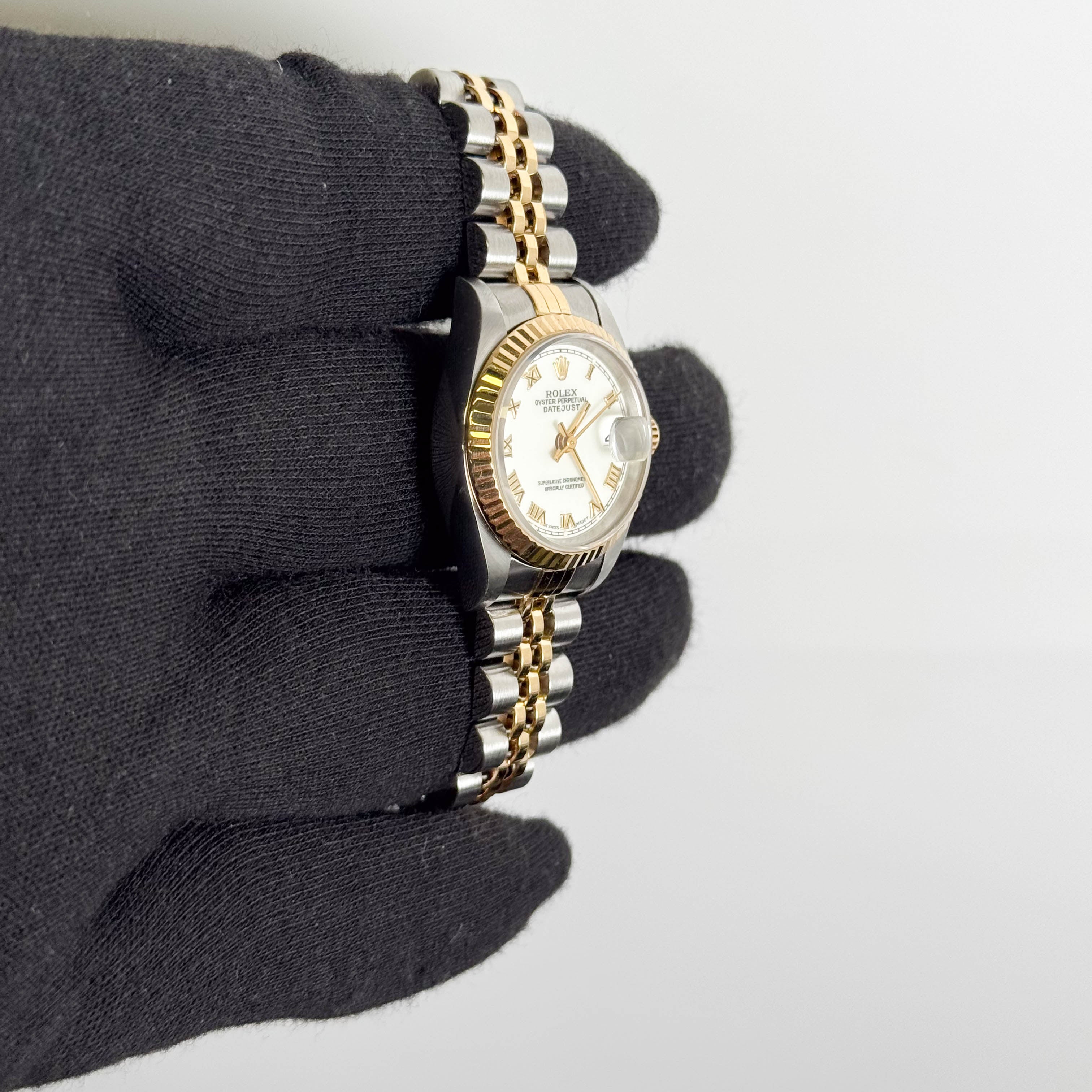 Rolex Datejust 26mm White Dial Watch Ref# 69173