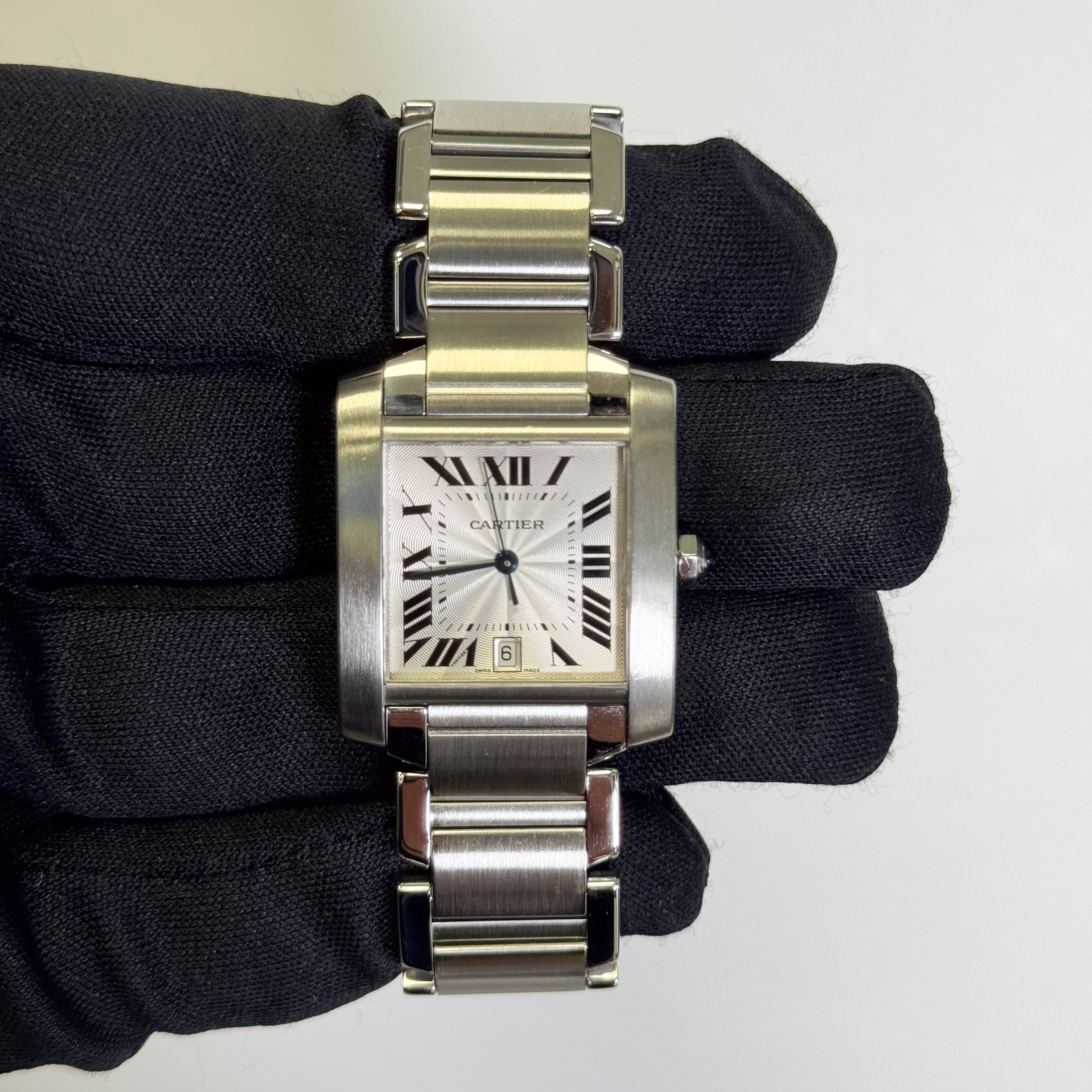 Cartier Tank 28mm White Dial Watch Ref# W51002Q3