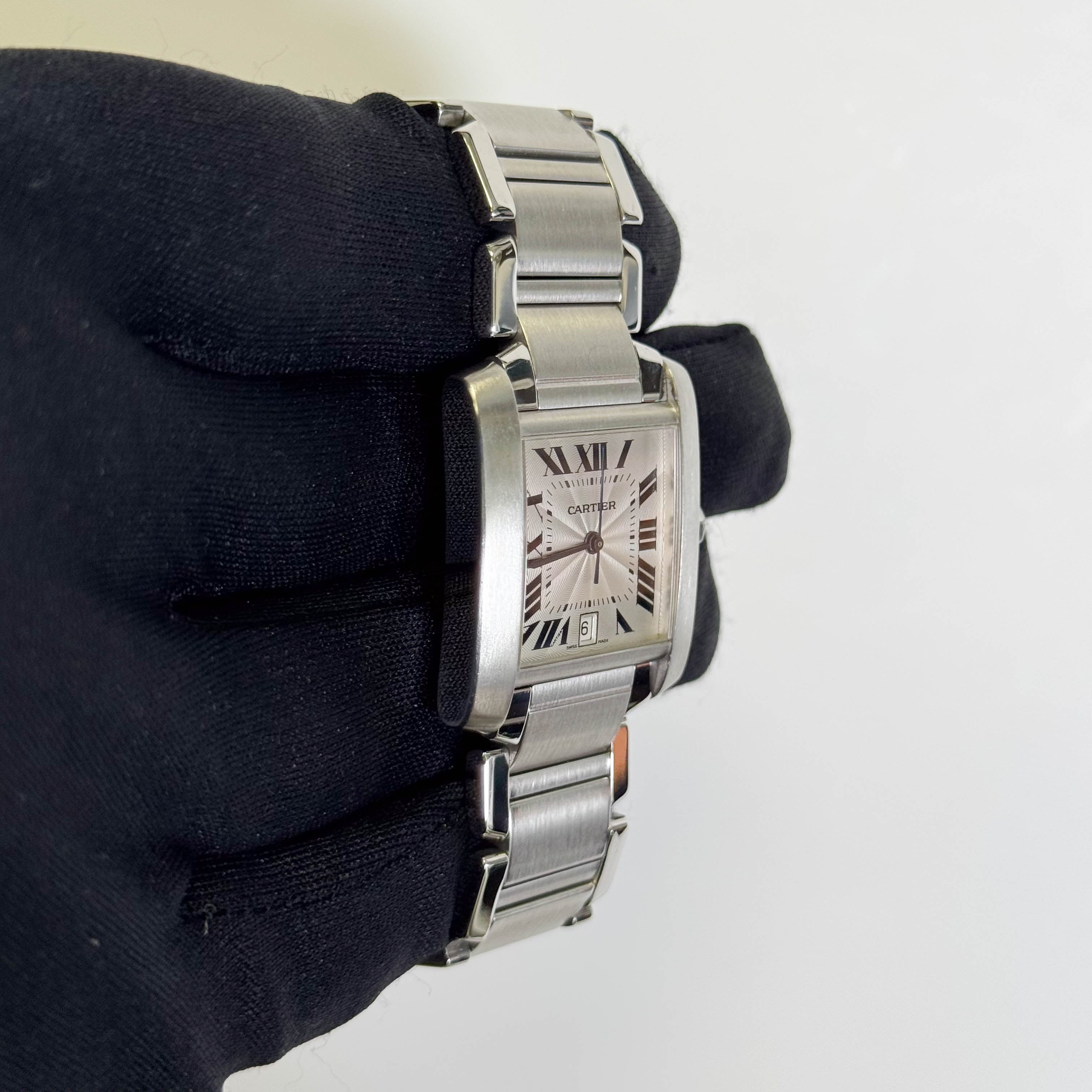 Cartier Tank 28mm White Dial Watch Ref# W51002Q3