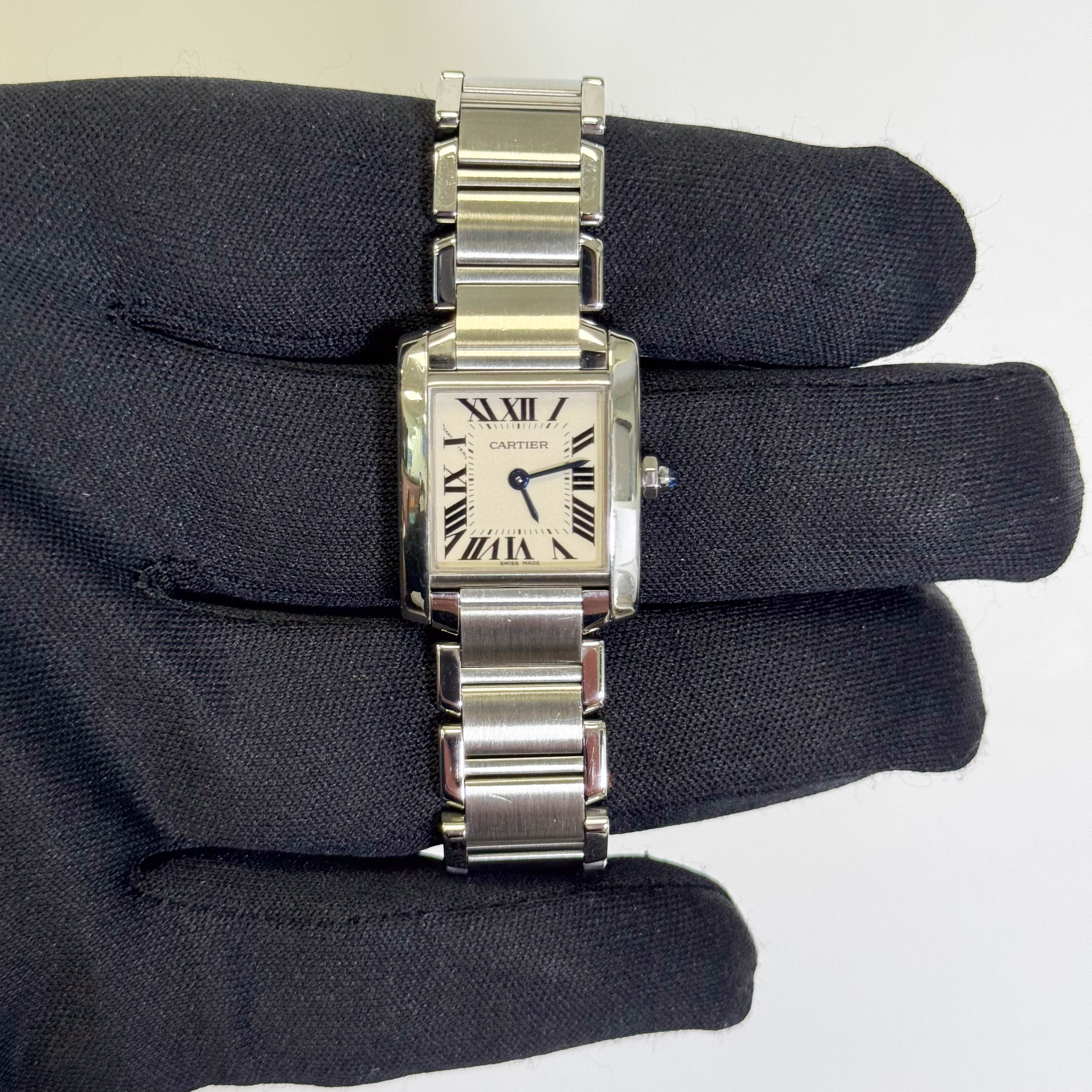 Cartier Tank 20mm Ivory Dial Watch Ref# W51008Q3 - Happy Jewelers Fine Jewelry Lifetime Warranty