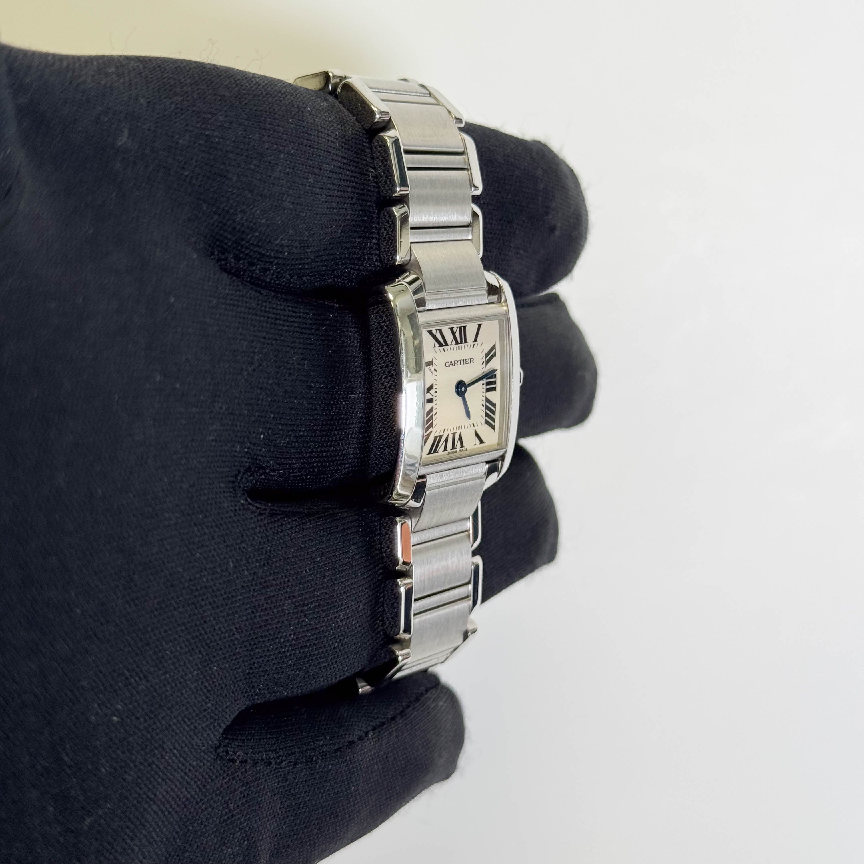 Cartier Tank 20mm Ivory Dial Watch Ref# W51008Q3 - Happy Jewelers Fine Jewelry Lifetime Warranty