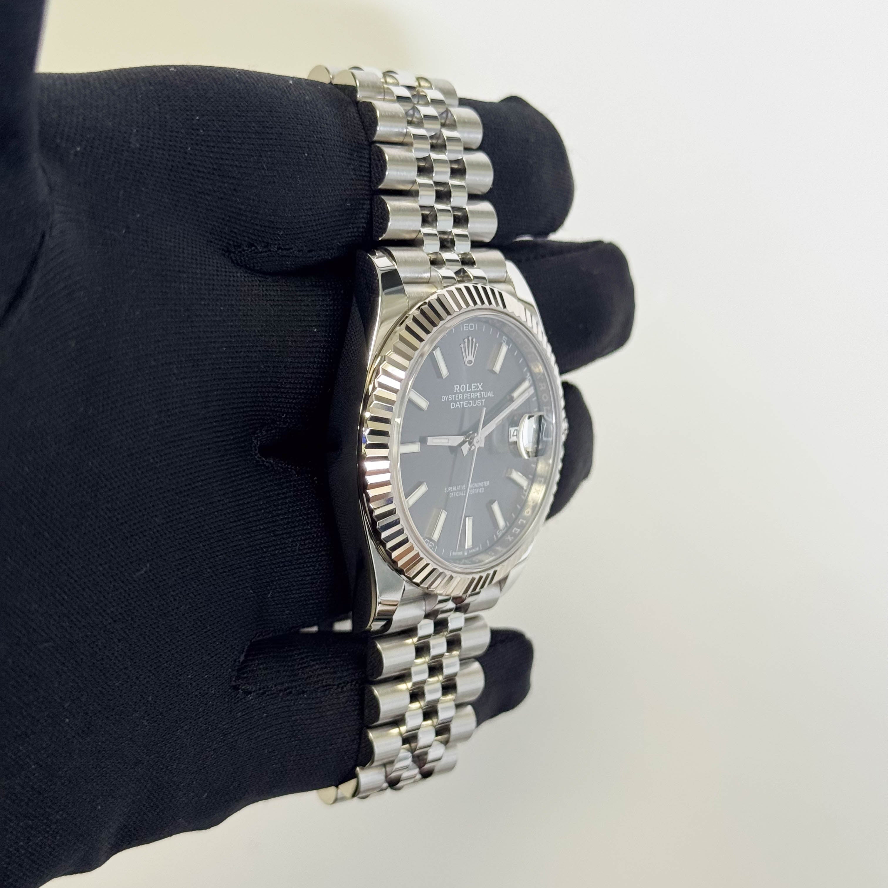 Rolex Datejust 41mm Rhodium Dial Watch Ref# 126334 - Happy Jewelers Fine Jewelry Lifetime Warranty