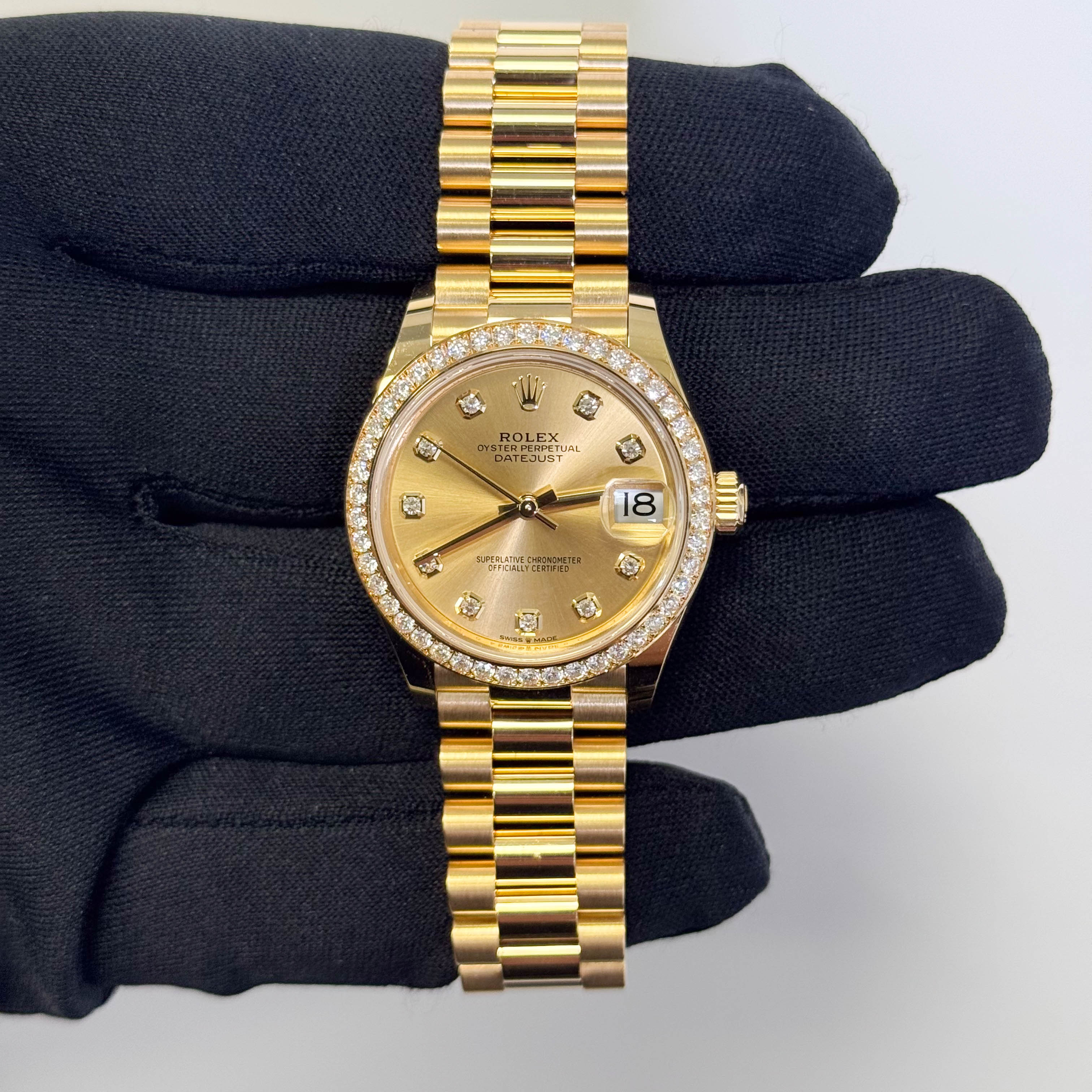 Rolex Datejust 31mm Champagne Dial Watch Ref# 278288RBR - Happy Jewelers Fine Jewelry Lifetime Warranty