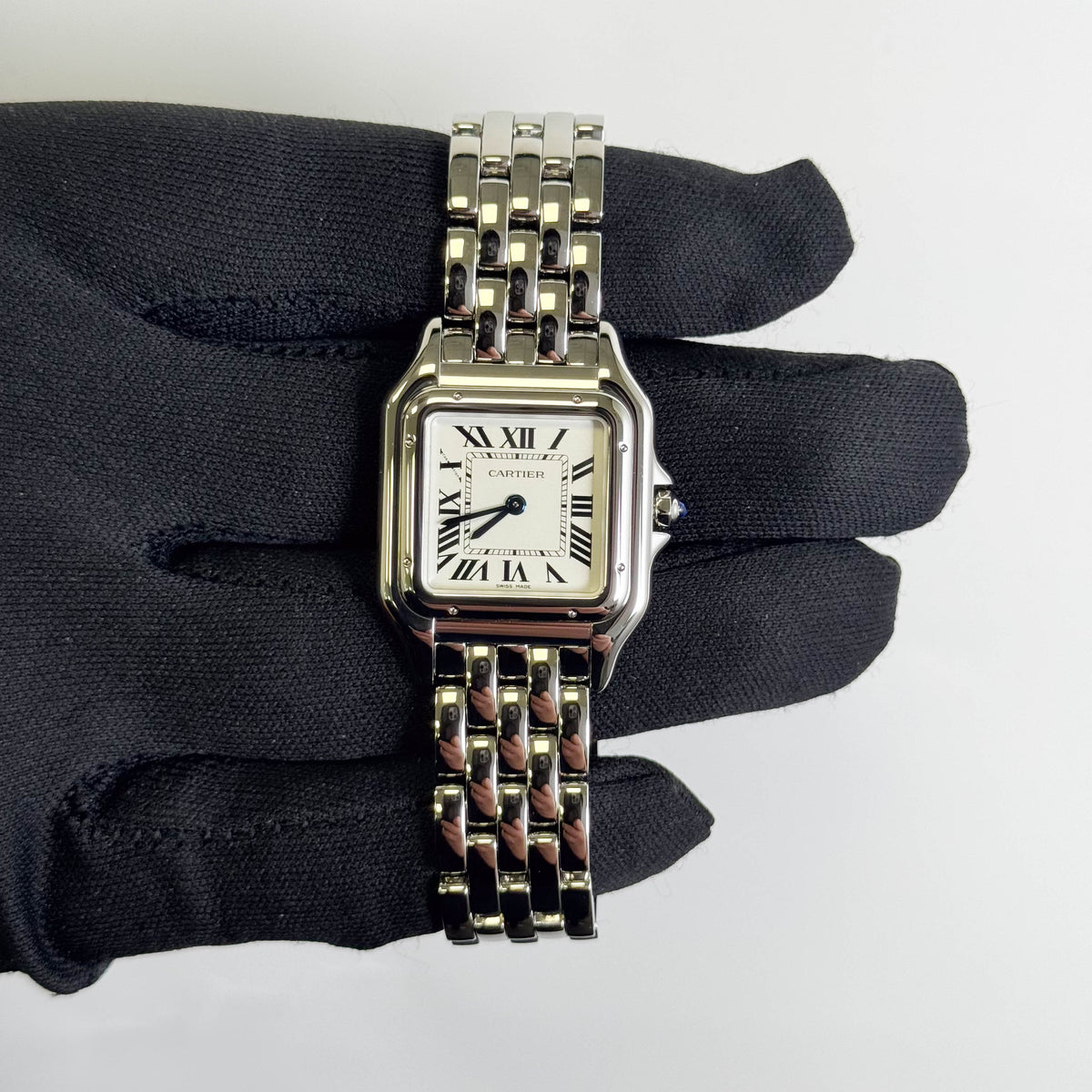 Cartier Panthere 27x37mm Ivory Dial Watch Ref# WSPN0015