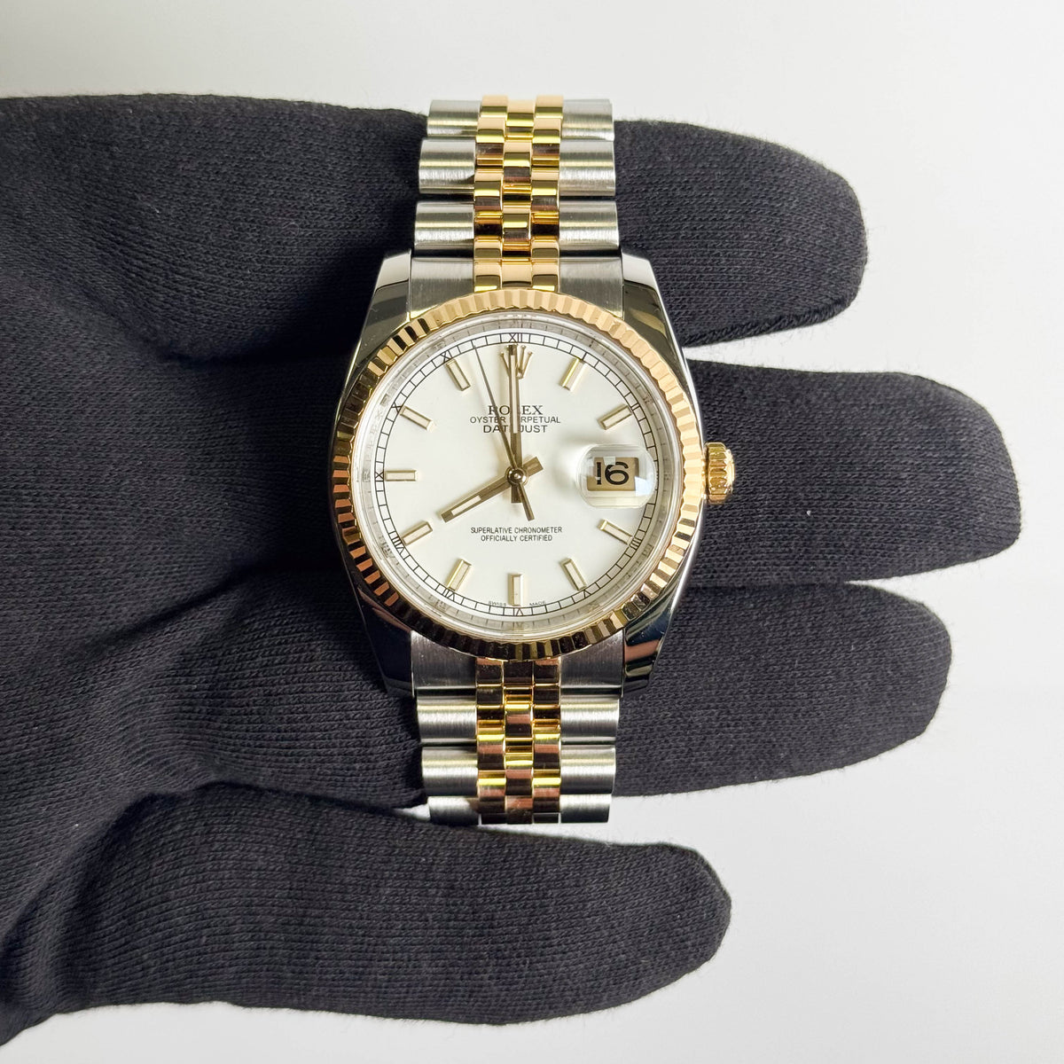 Rolex Datejust 36mm Champagne Dial Watch Ref# 116233