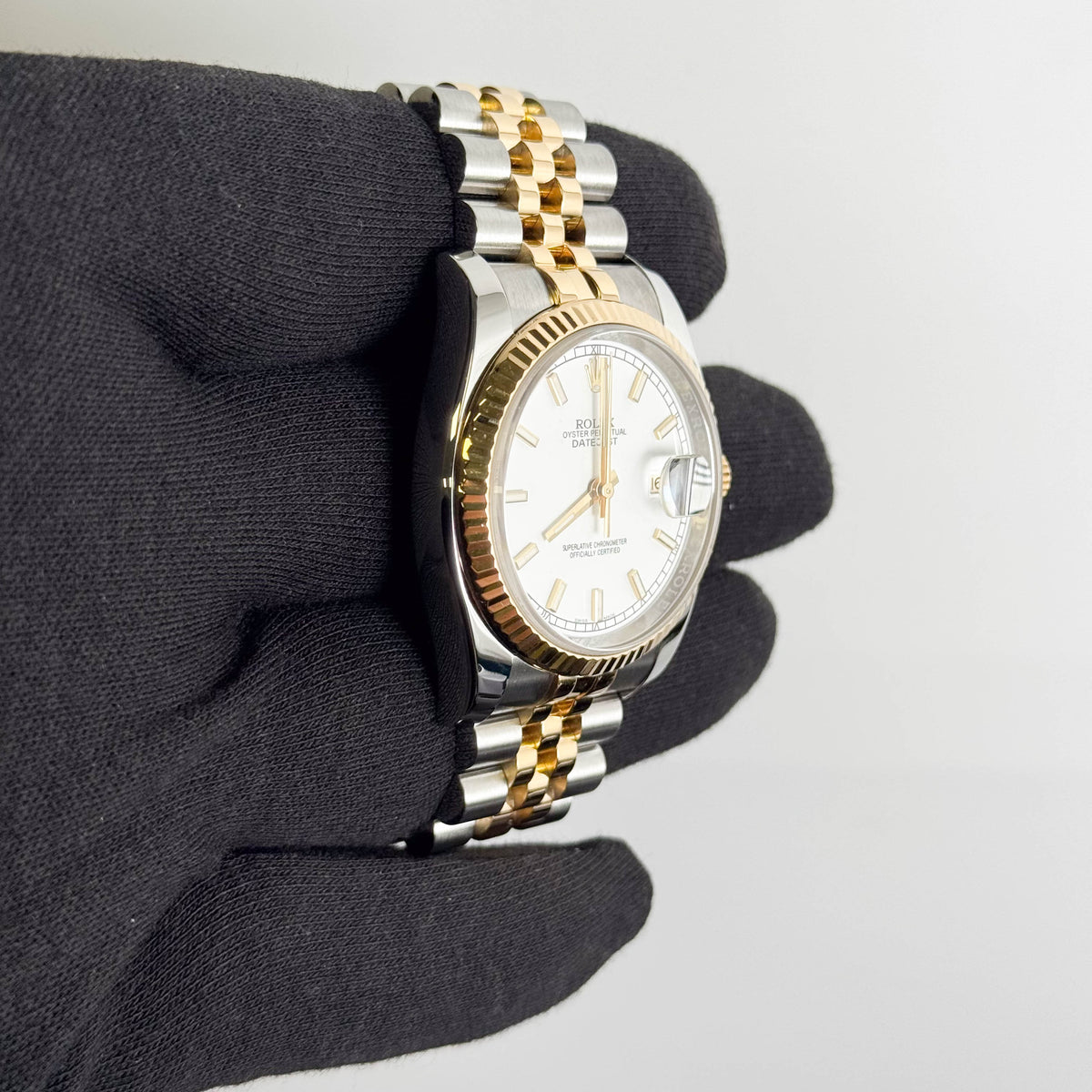 Rolex Datejust 36mm Champagne Dial Watch Ref# 116233