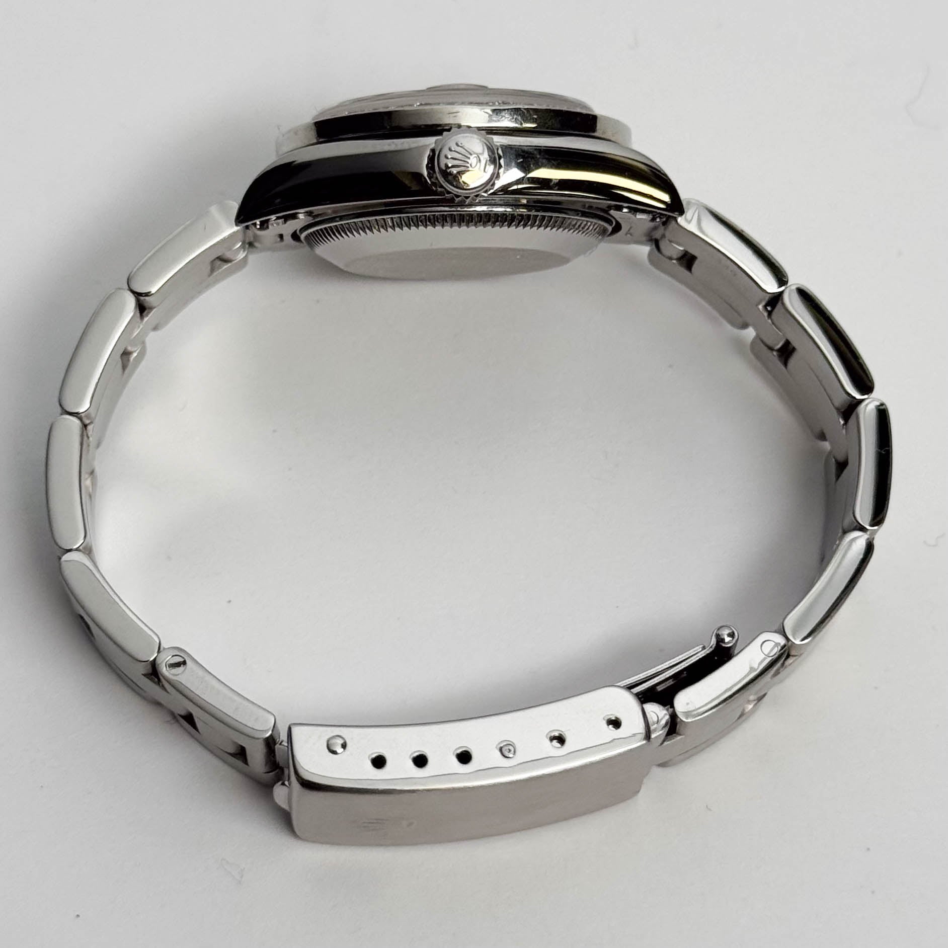 Rolex Oyster Perpetual 26mm Silver Dial Watch Ref# 69190