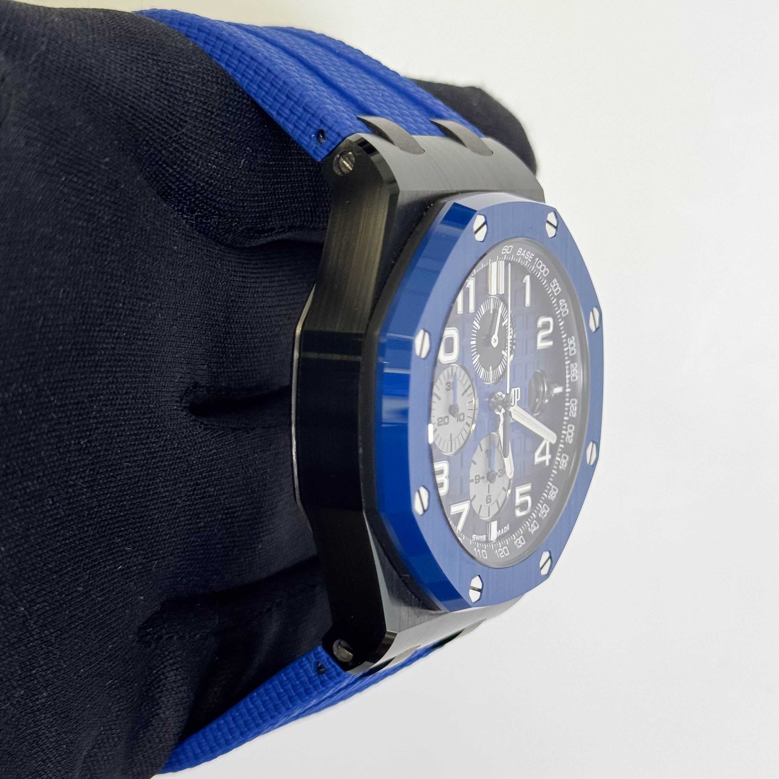 Audemars Piguet Royal Oak 44mm Blue Dial Watch Ref# 26405CE.OO.A030CA.01.A