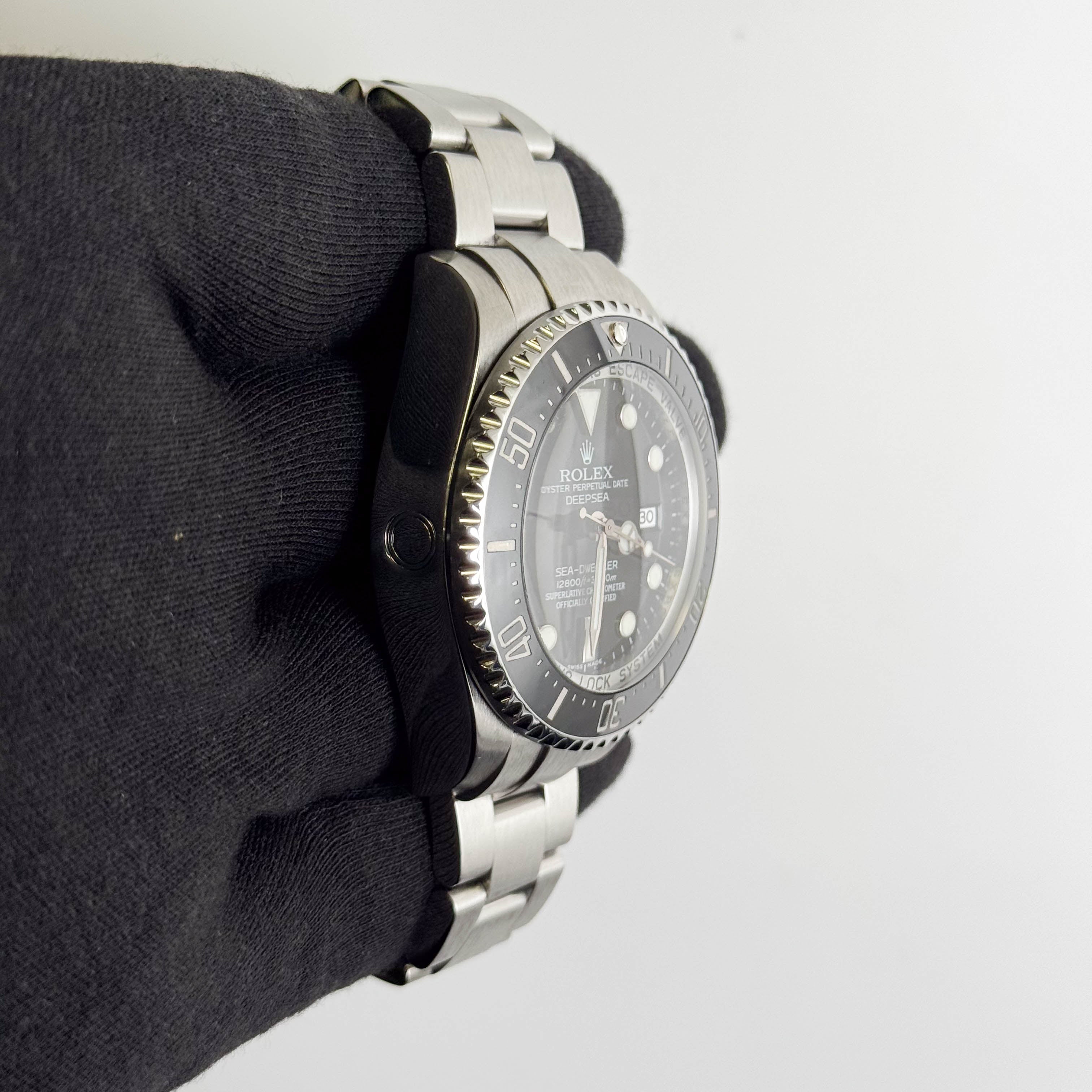 Rolex Sea-Dweller Deepsea 44mm Black Dial Watch Ref# 116660