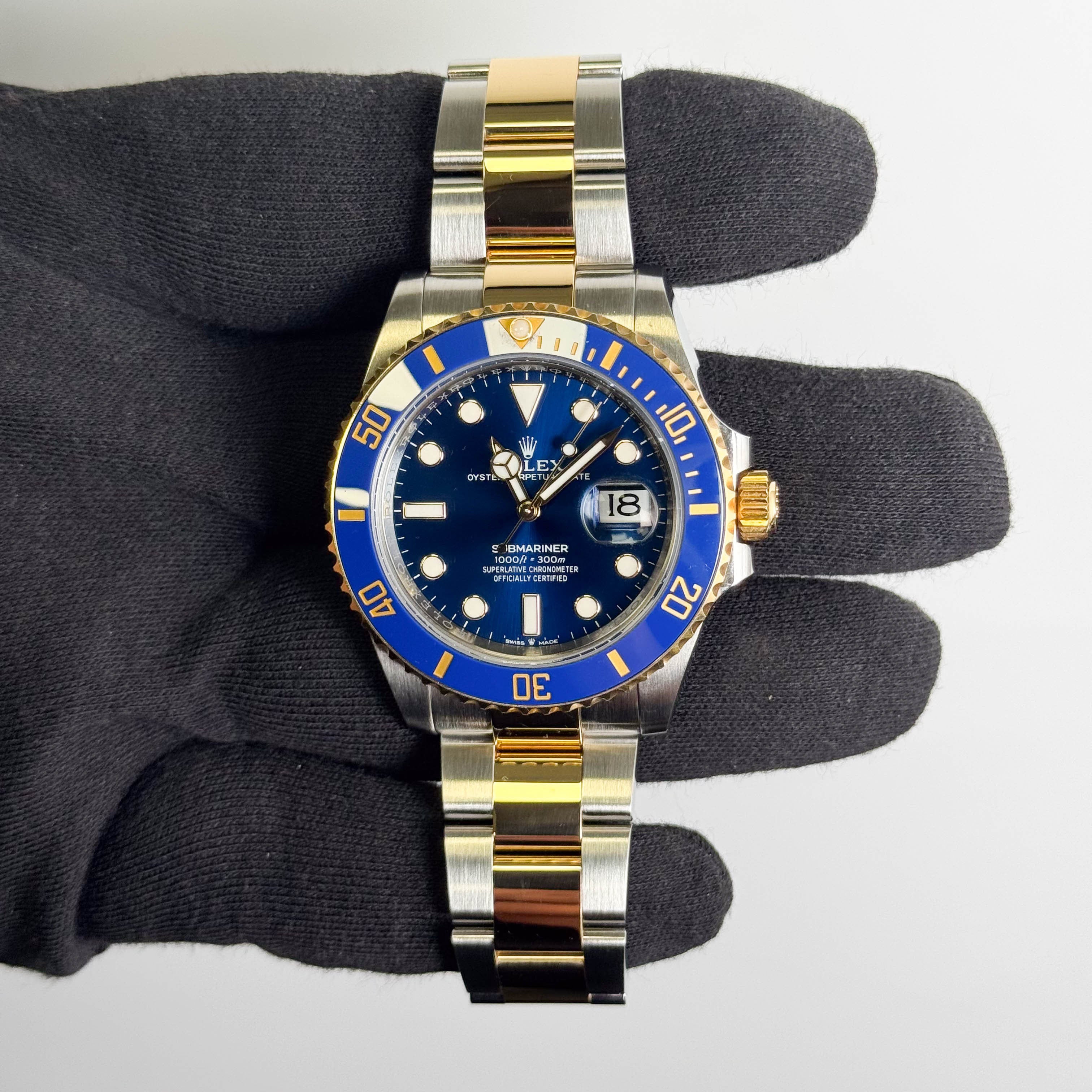 Rolex Submariner 40mm Blue Dial Watch Ref# 126613LB
