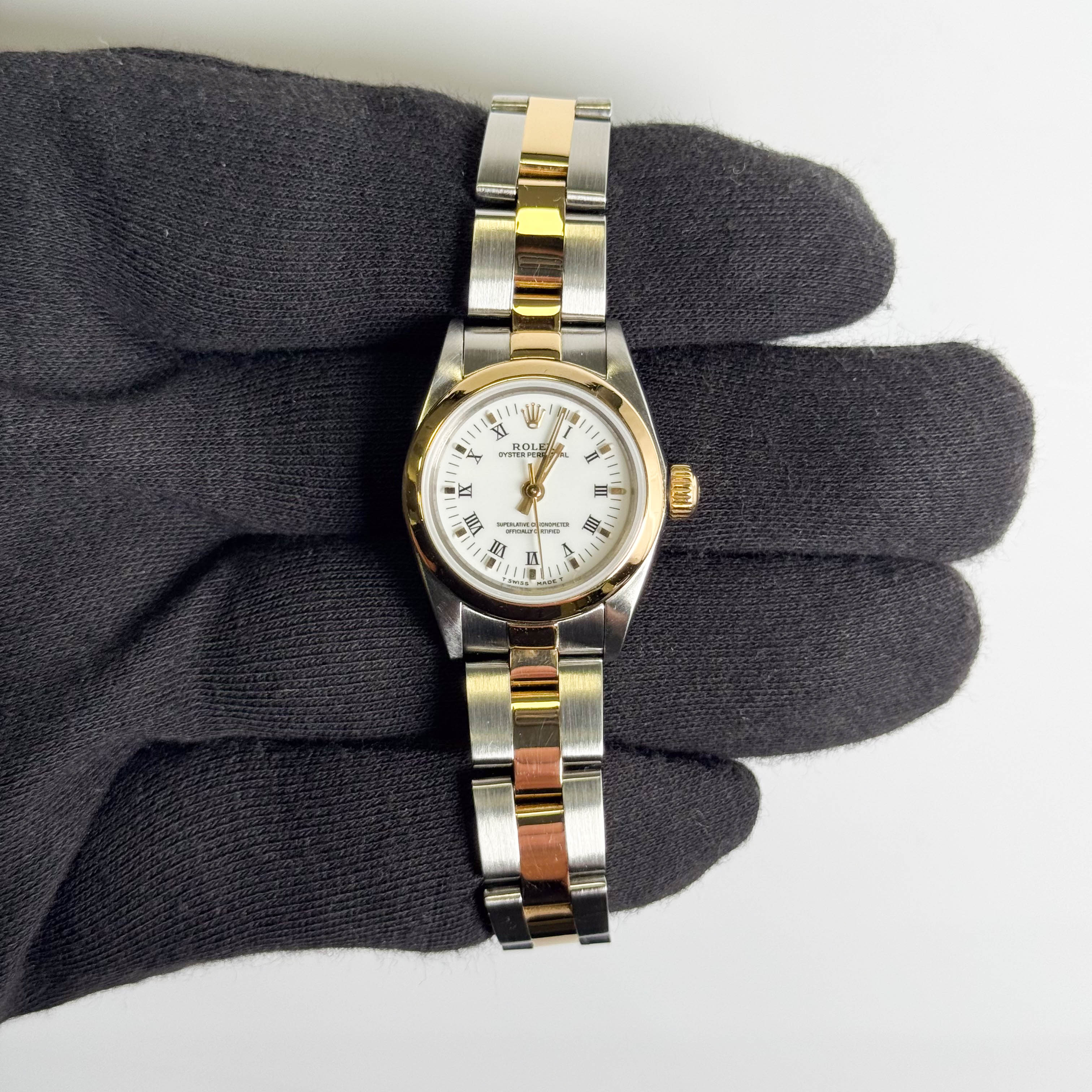 Rolex Datejust 26mm White Dial Watch Ref# 67183
