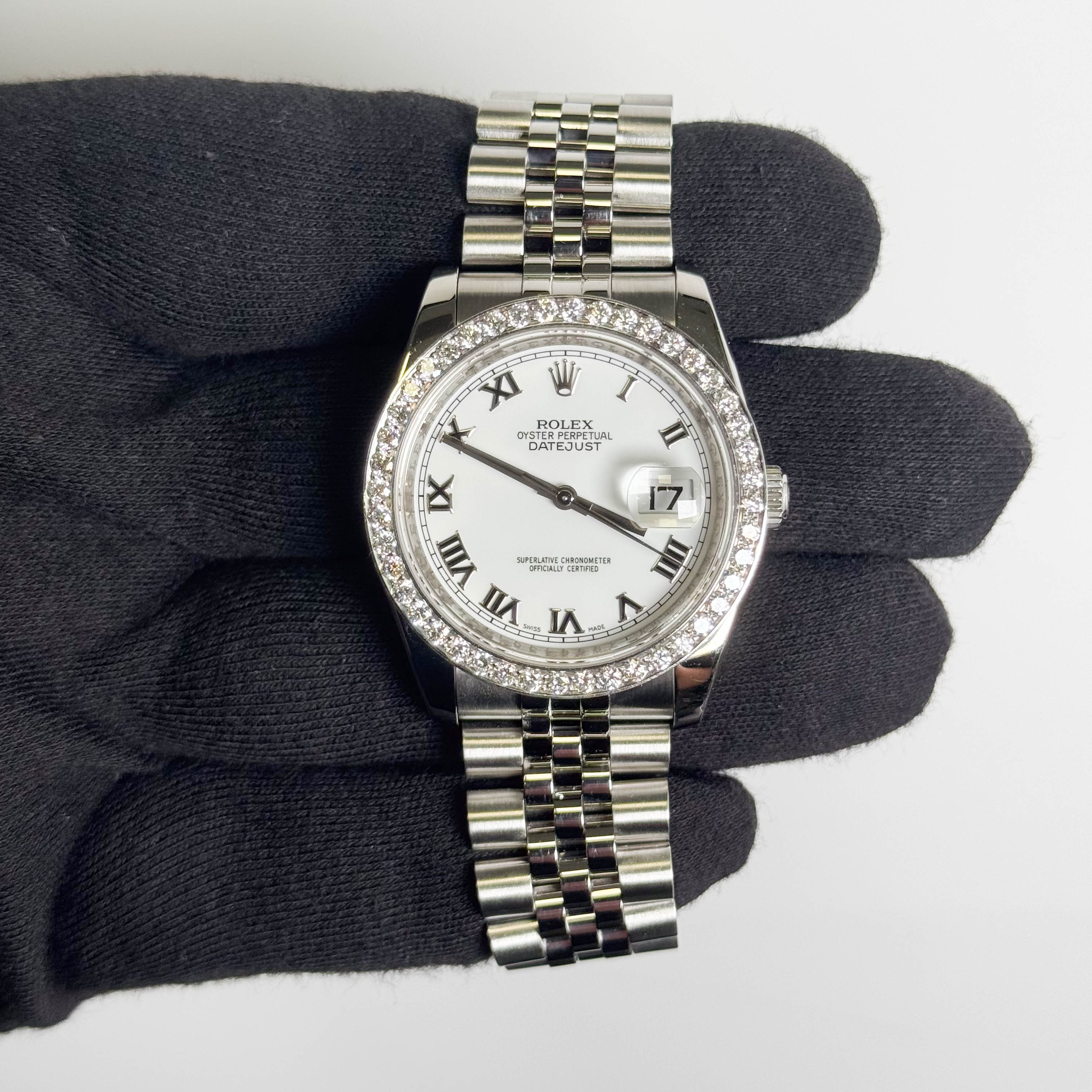 Rolex Datejust 36mm White Dial Watch Ref# 116234