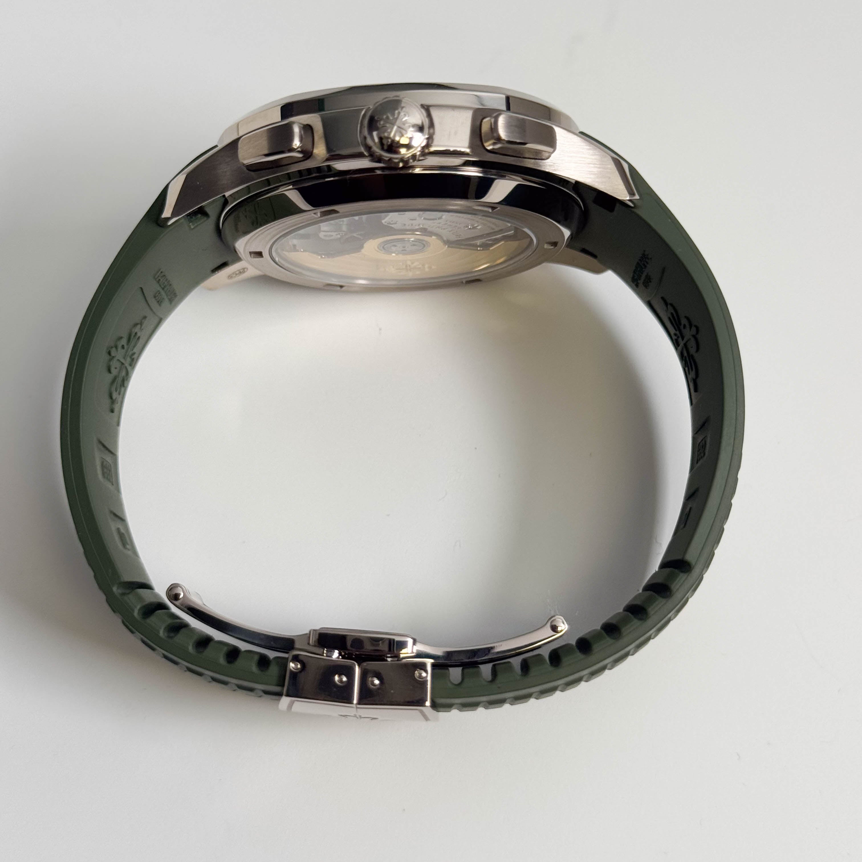 Patek Philippe Aquanaut 42mm Green Dial Watch Ref# 5968G-010