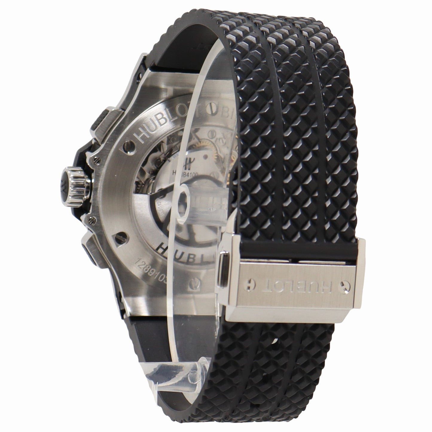 Hublot Big Bang 44mm Stainless Steel Black Stick & Arabic Dial Watch Reference# 301.SB.131.RX - Happy Jewelers Fine Jewelry Lifetime Warranty