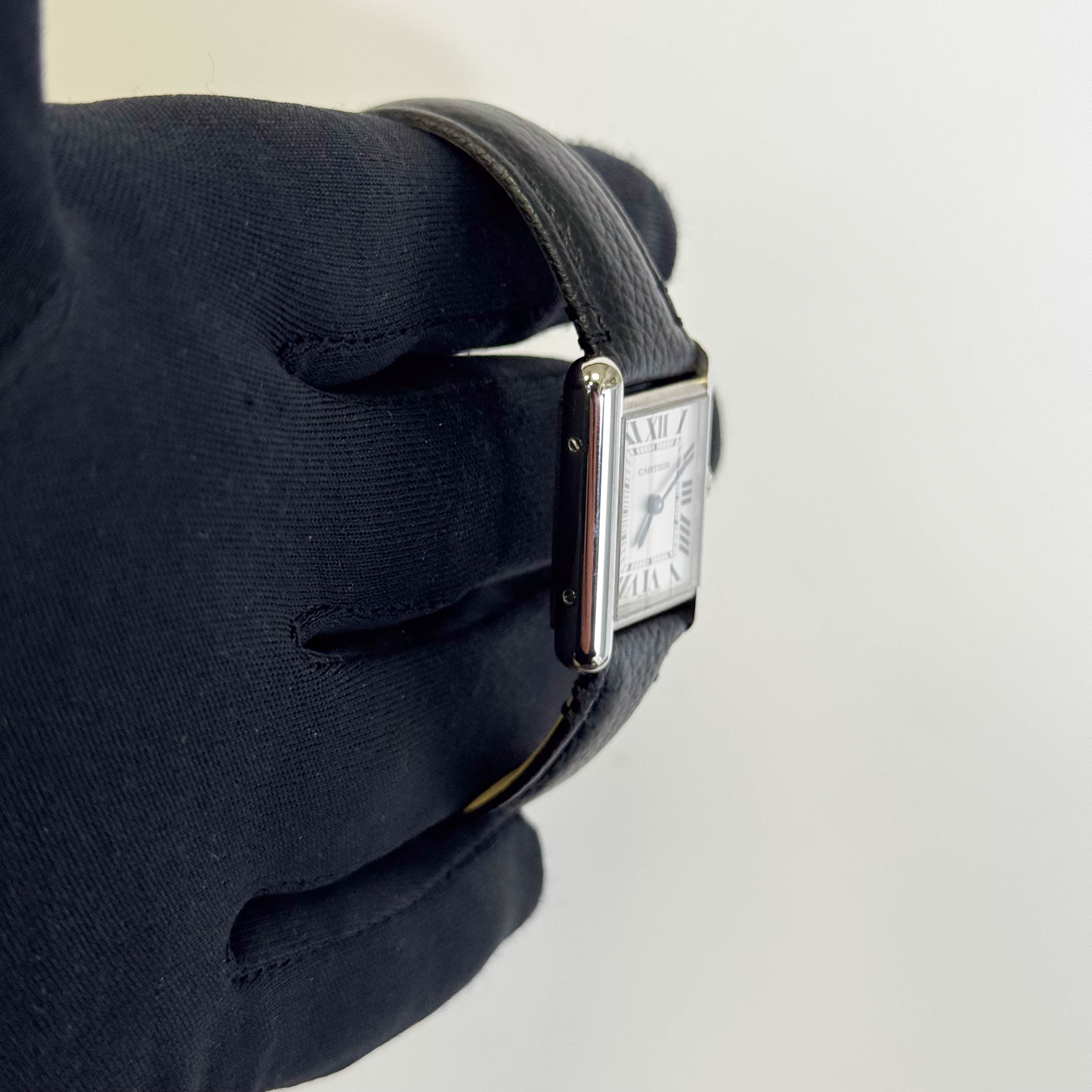 Cartier Tank 22mm White Dial Watch Ref# WSTA0060