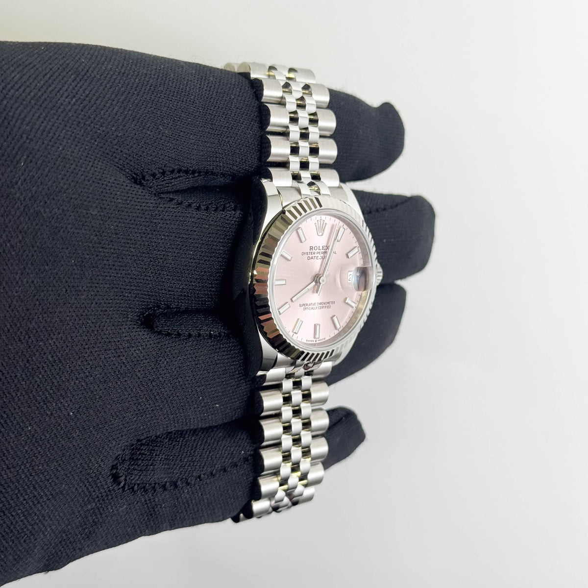 Rolex Datejust 31mm Pink Dial Watch Ref# 278274