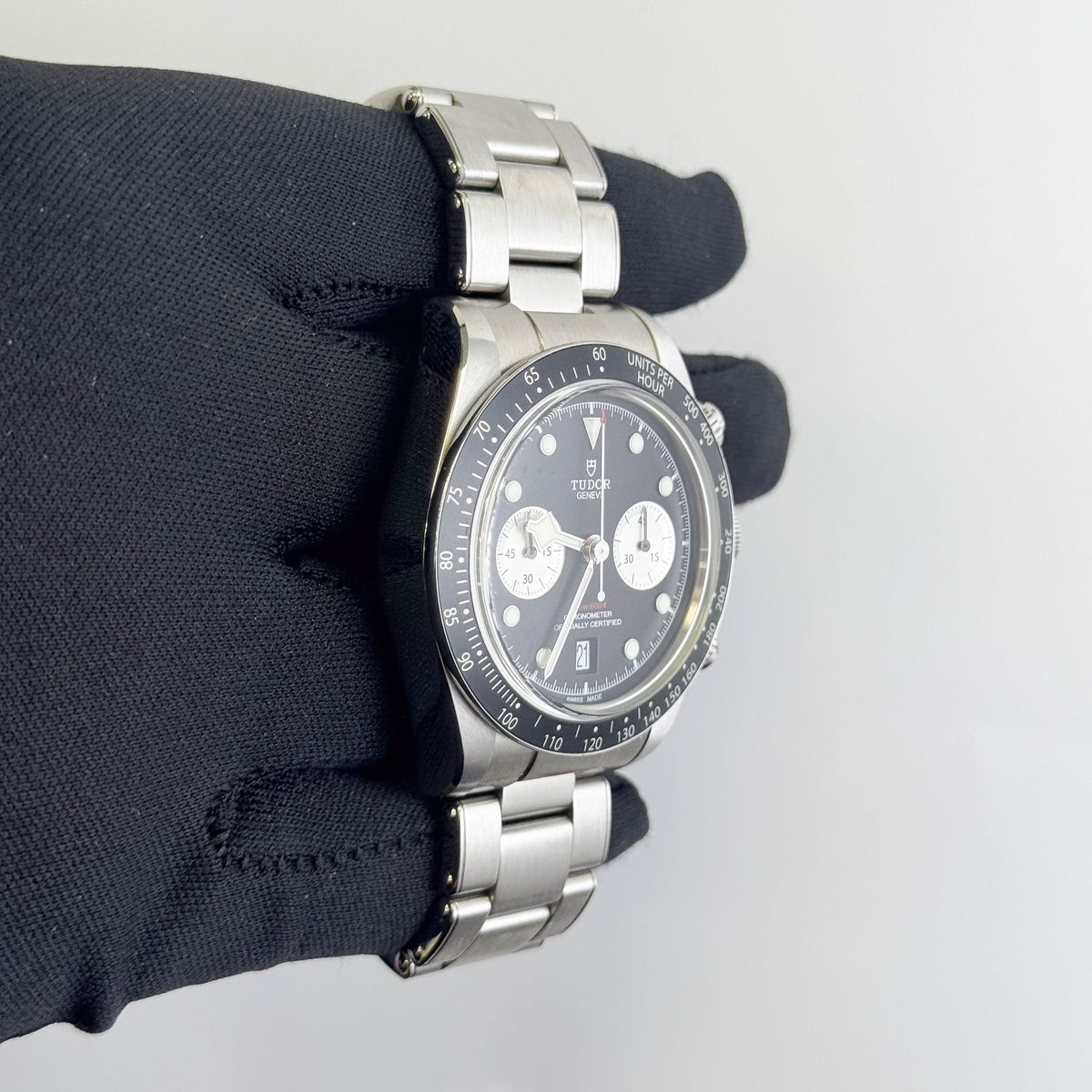 Tudor Black Bay Chrono 41mm Black Chronograph Dial Watch Ref# 79360N