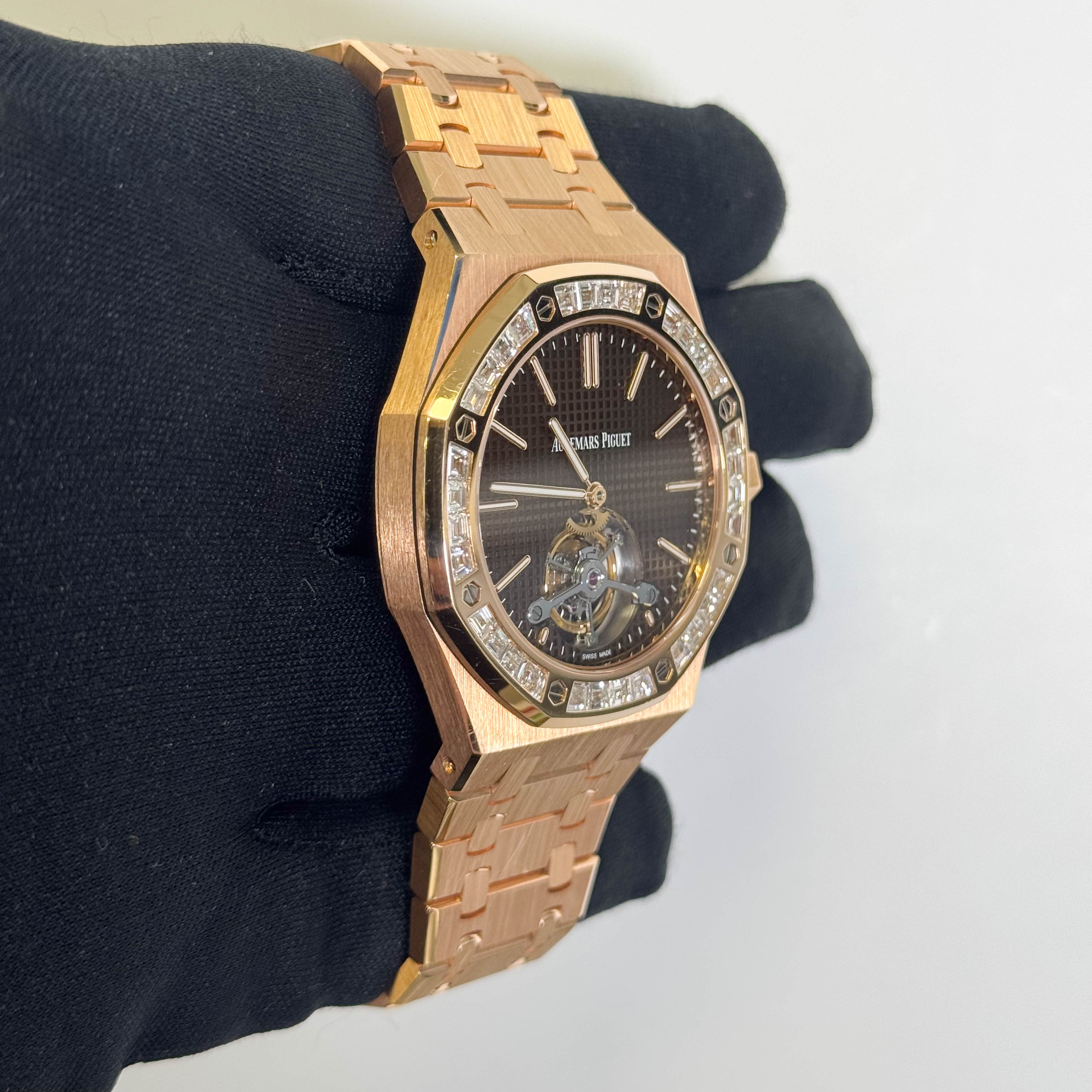 Audemars Piguet Royal Oak 41mm Brown Tourbillon Dial Watch Ref# 26516OR.ZZ.1220OR.01