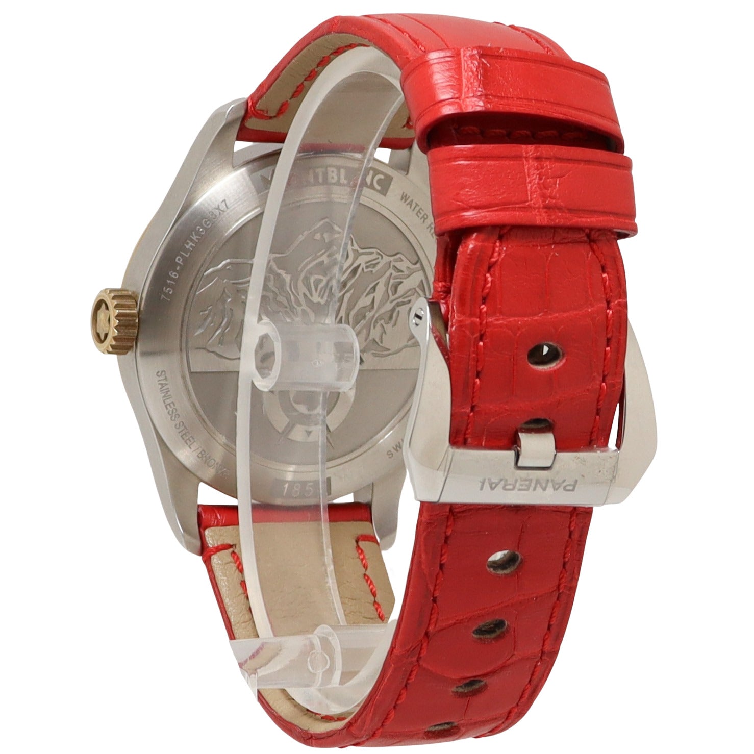 Montblanc 1858 Automatic 24H Stainless Steel 42mm Black Northern Hemisphere Dial Watch Reference# 126007 - Happy Jewelers Fine Jewelry Lifetime Warranty