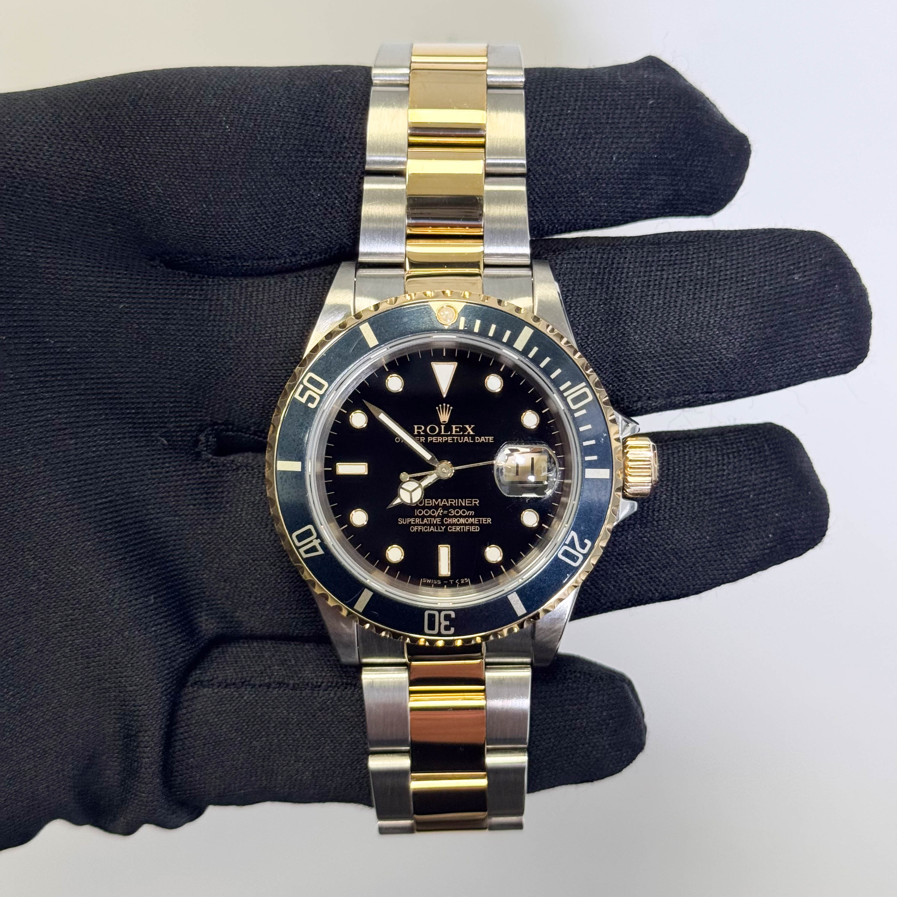 Rolex Submariner 40mm Black Dial Watch Ref# 16613 - Happy Jewelers Fine Jewelry Lifetime Warranty