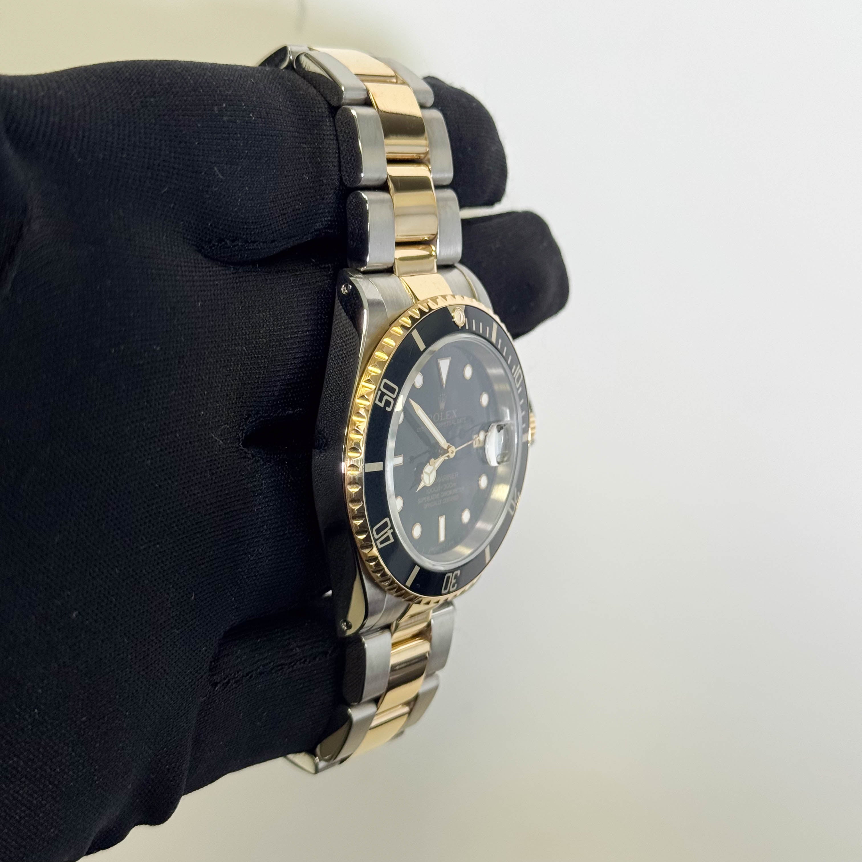 Rolex Submariner 40mm Black Dial Watch Ref# 16613 - Happy Jewelers Fine Jewelry Lifetime Warranty