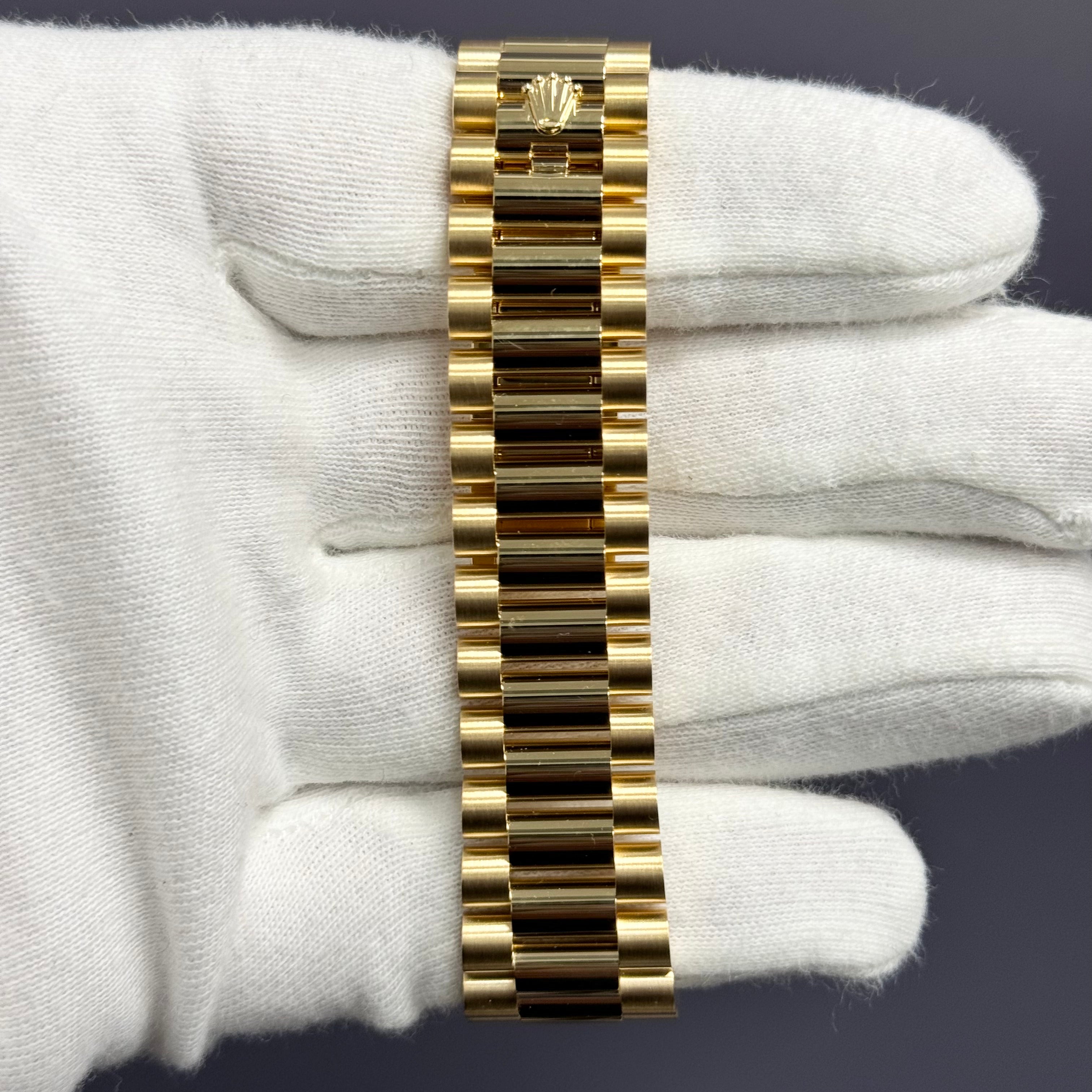 Rolex Day-Date 36mm Green Ombre Dial Watch Ref# 128238 - Happy Jewelers Fine Jewelry Lifetime Warranty