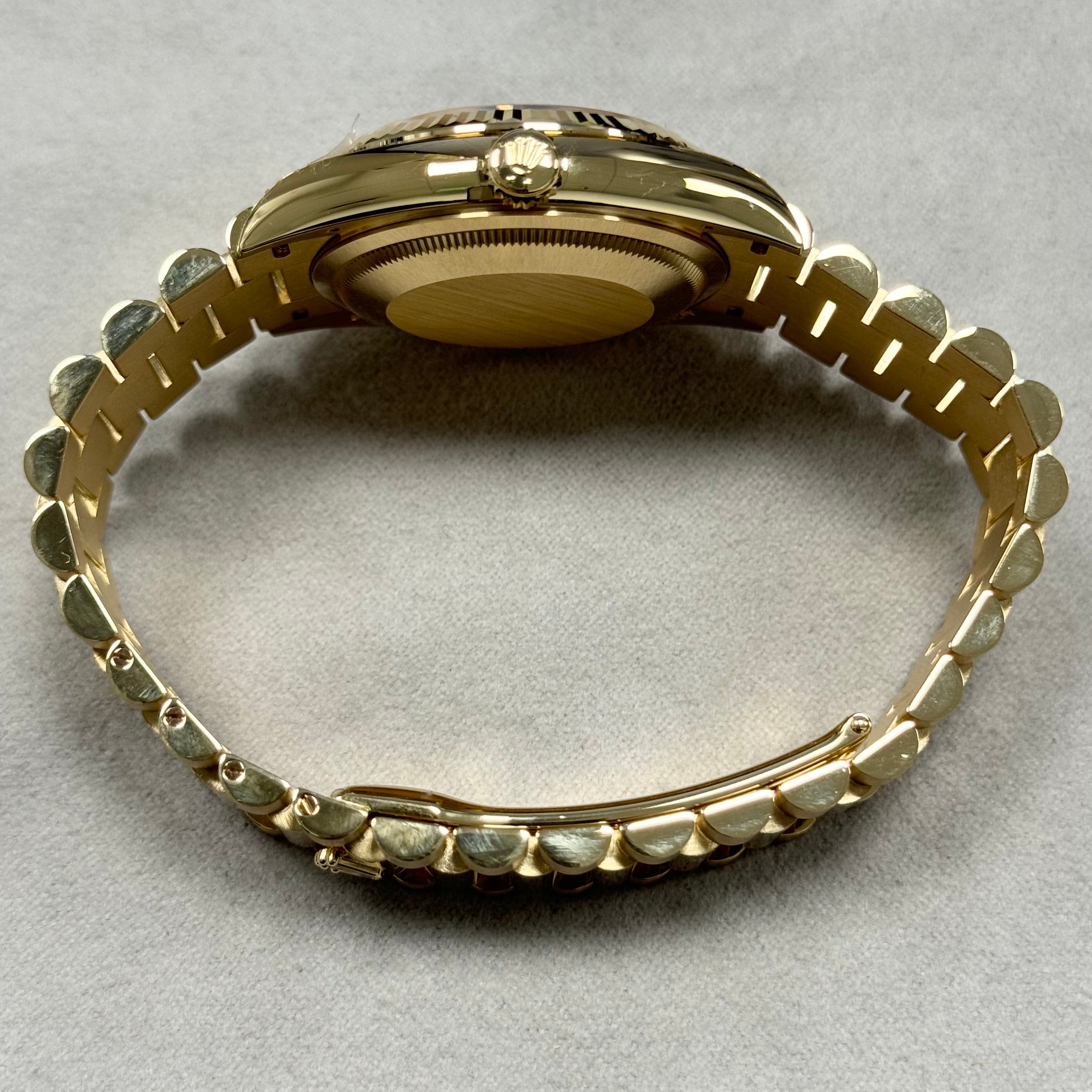 Rolex Day-Date 36mm Green Ombre Dial Watch Ref# 128238 - Happy Jewelers Fine Jewelry Lifetime Warranty