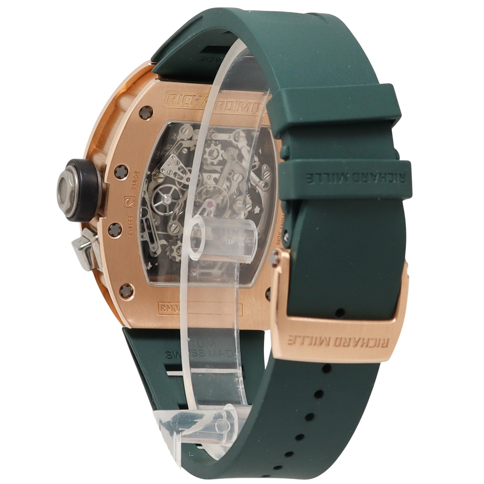 Richard Mille RM004 Rose Gold 48 x 39.7mm Skeleton Dial Watch Reference# RM004-AH PG - Happy Jewelers Fine Jewelry Lifetime Warranty