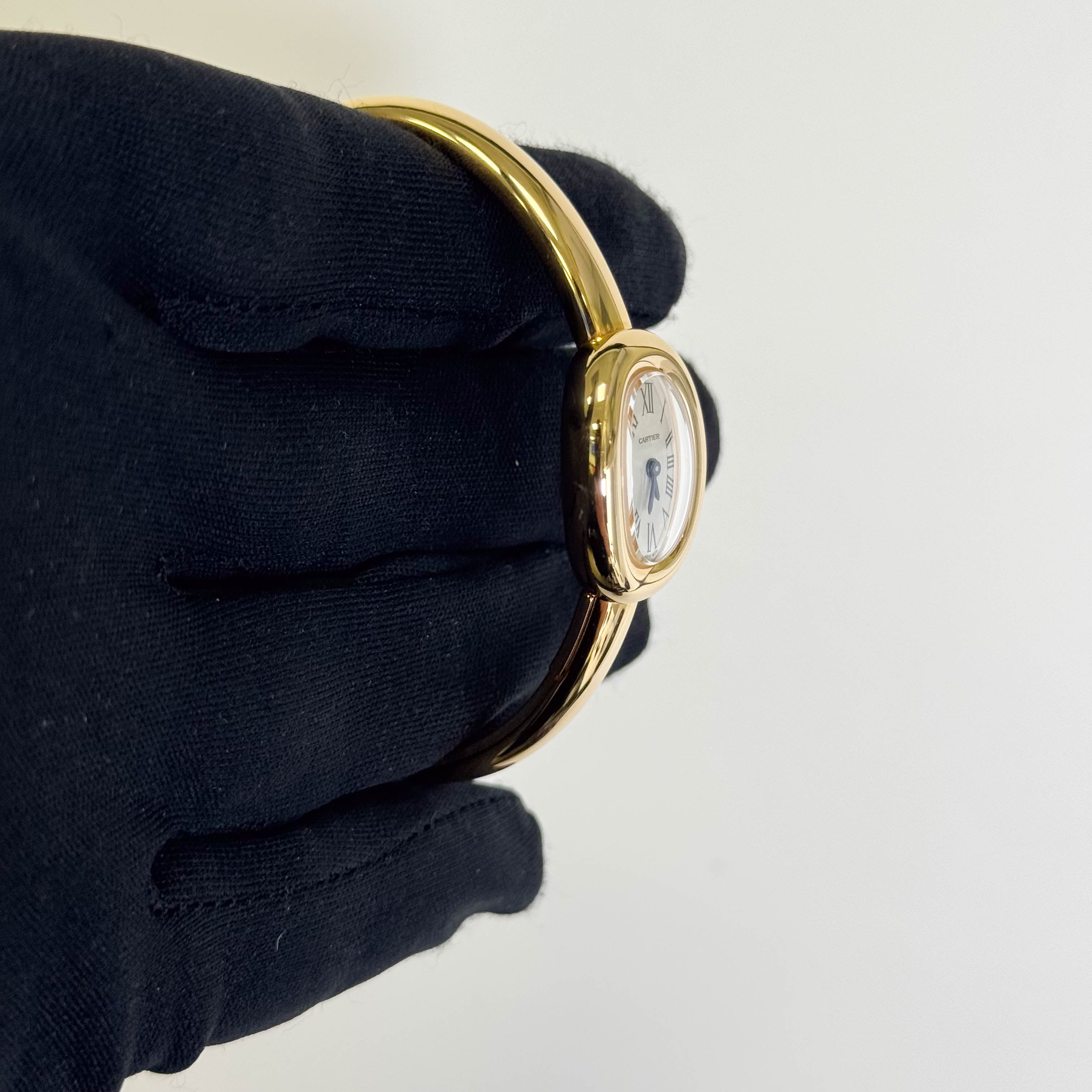 Cartier Baignoire 18.5mm White Dial Watch Ref# WGBA0050